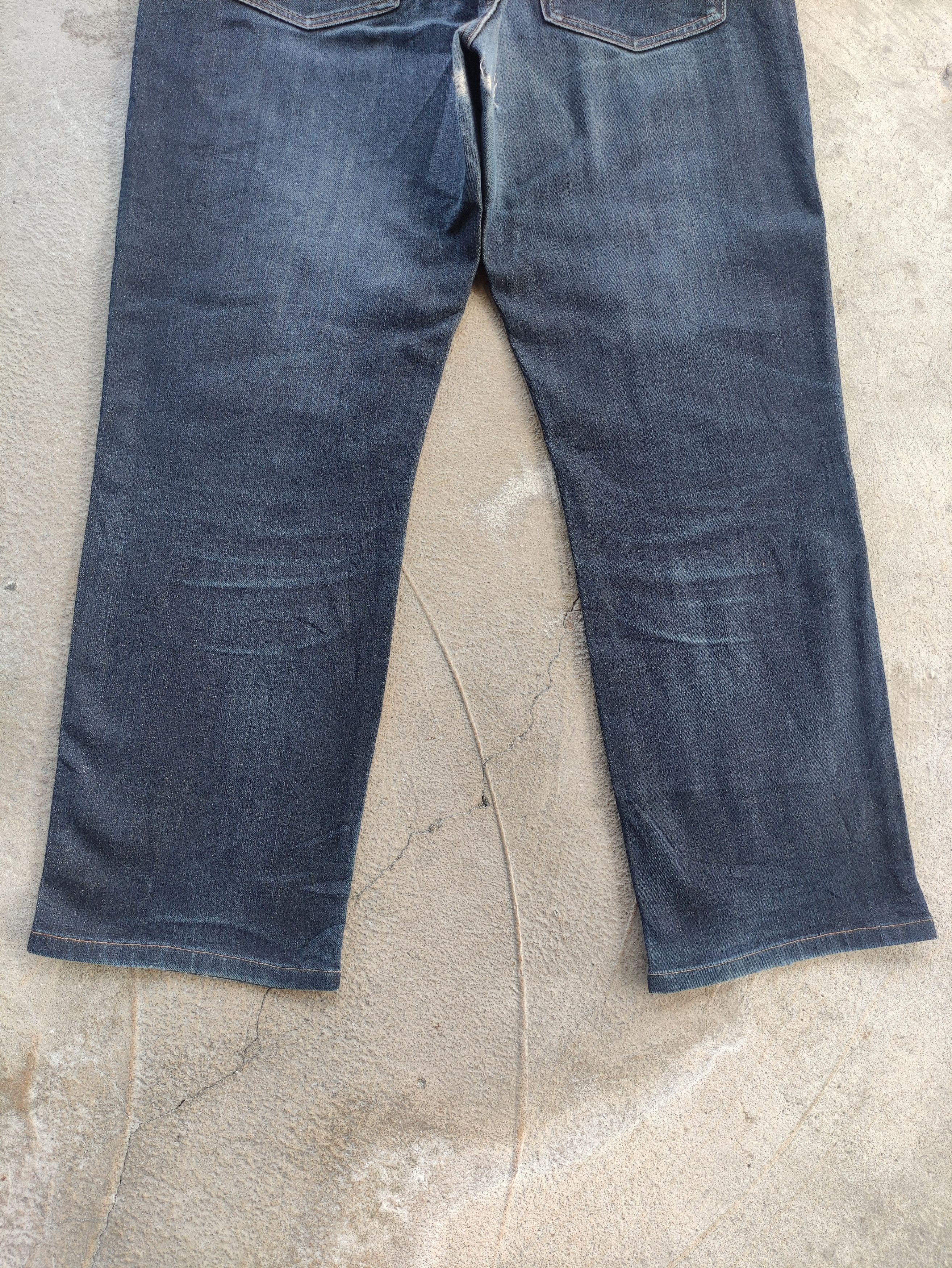Japanese Brand Vintage Japanese Baggy Jean Distressed Faded Denim Size US 36 / EU 52 - 10 Thumbnail
