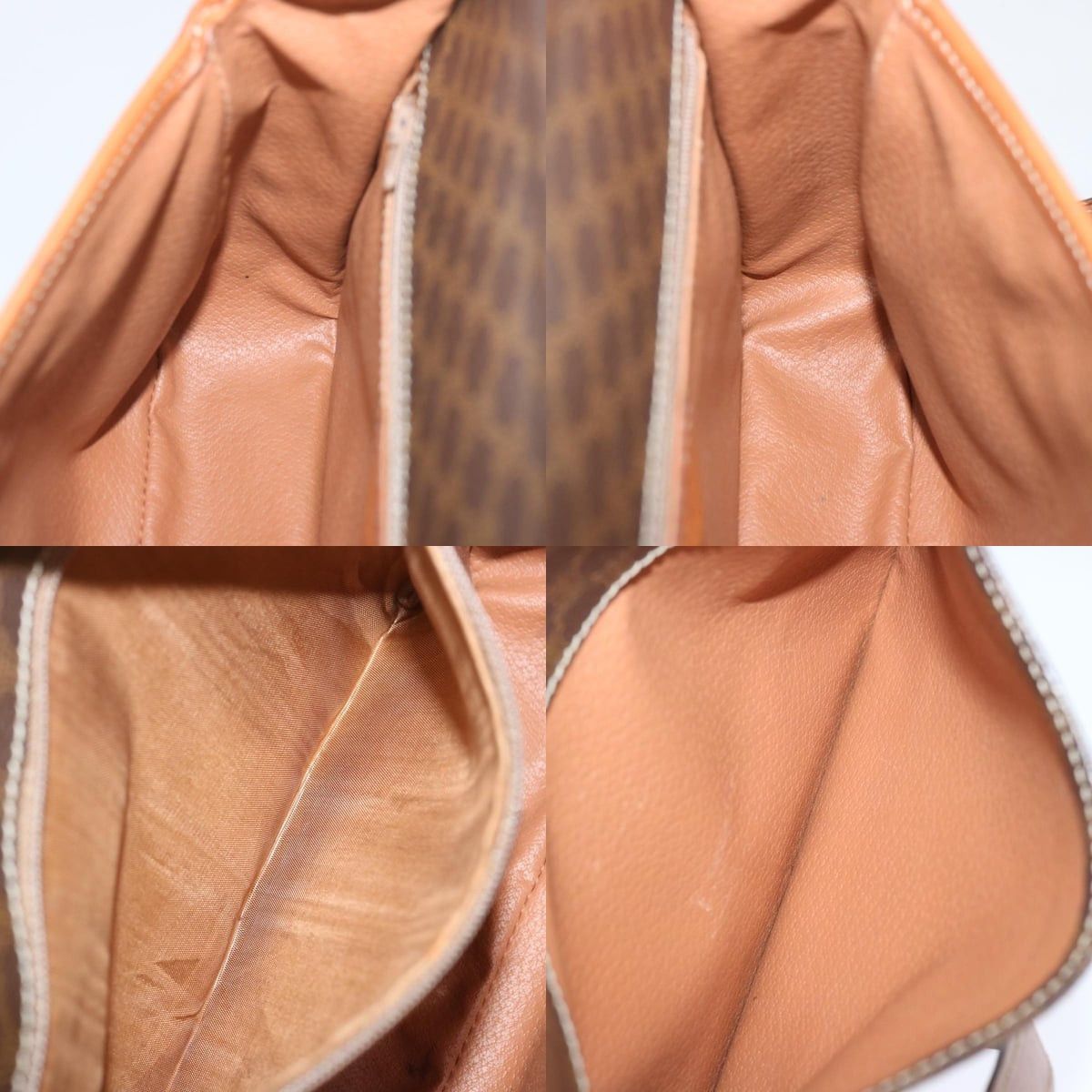 Celine CELINE Macadam Canvas Shoulder Bag Pvc Leather Brown Size ONE SIZE - 12 Thumbnail
