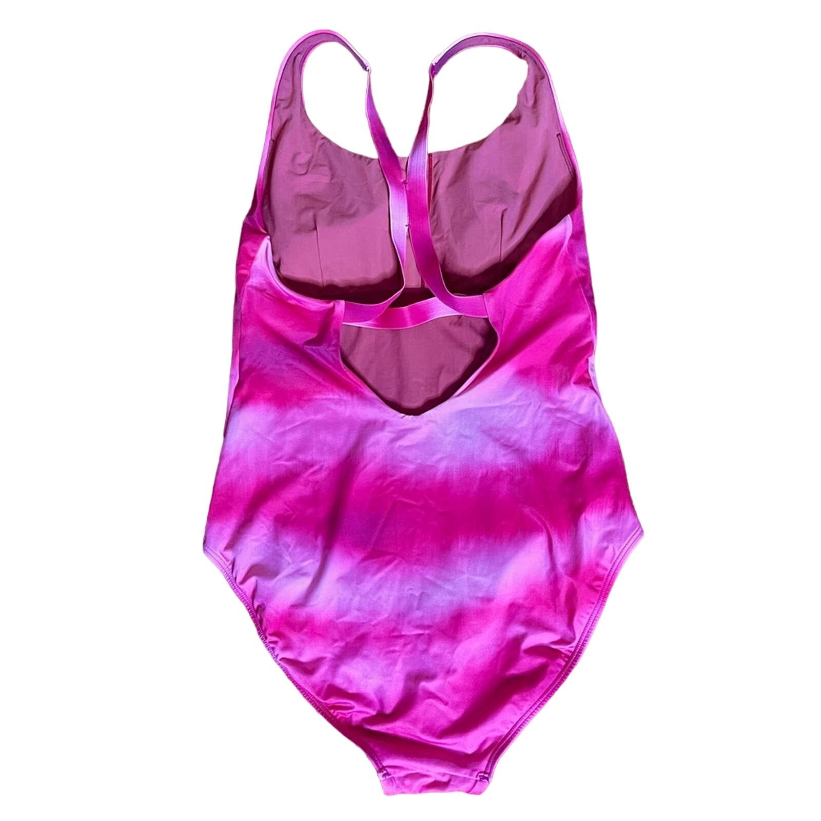 Athleta Athleta Malibu Pink Ombre One Piece Swimsuit Size M / US 6-8 / IT 42-44 - 4 Thumbnail