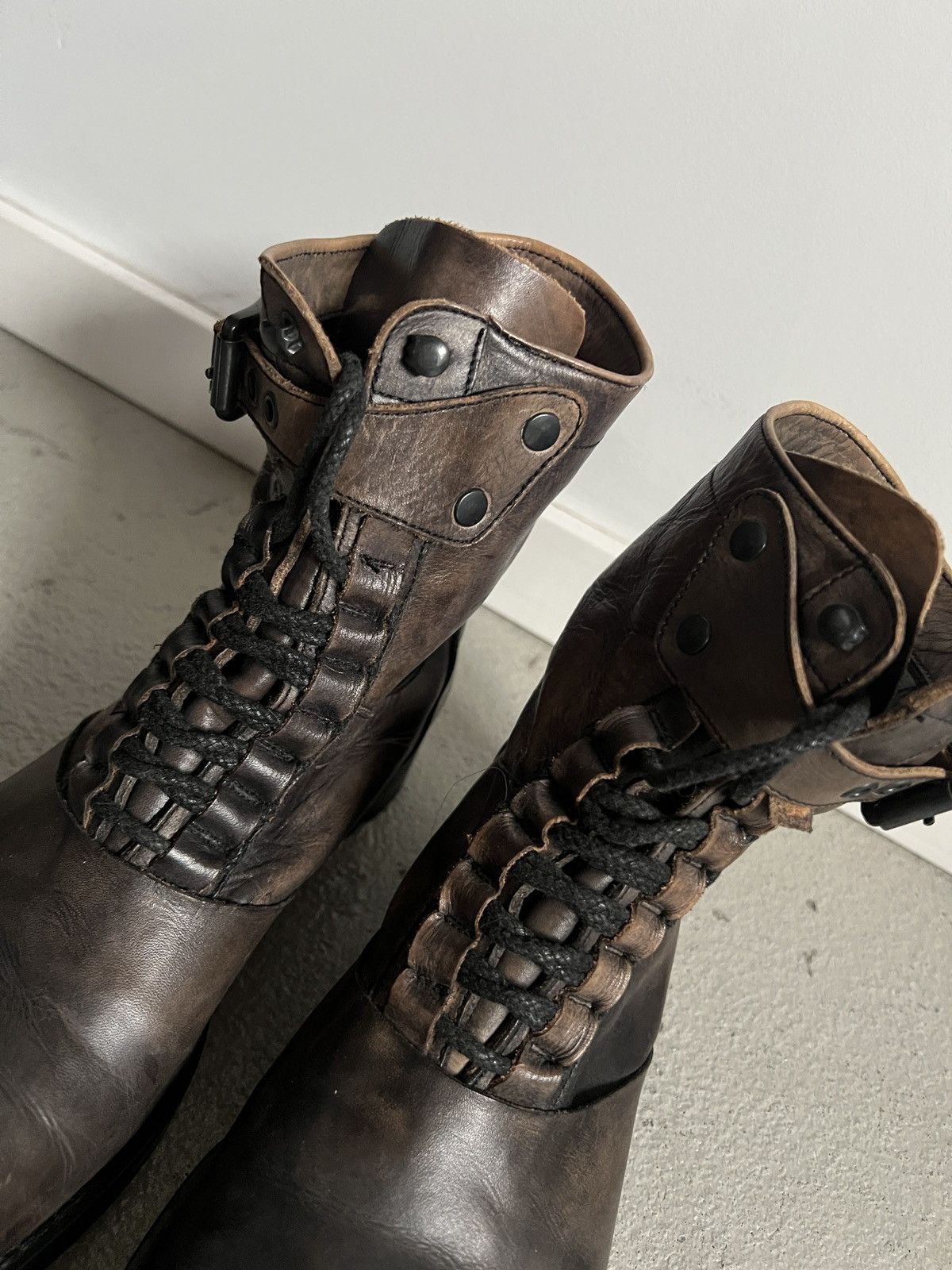 Alfredo Bannister Leather Reinforced Boots Size US 7.5 / EU 40-41 - 3 Thumbnail