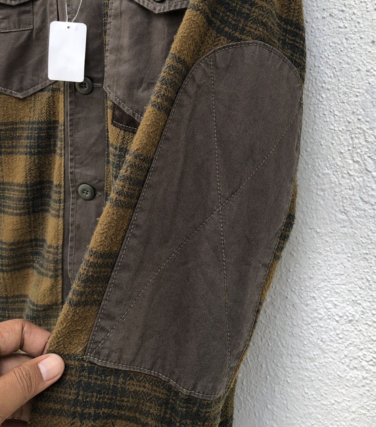 Avirex AVIREX 6185085 Cotton Flannel Military Utility Shirt Size US L / EU 52-54 / 3 - 10 Thumbnail
