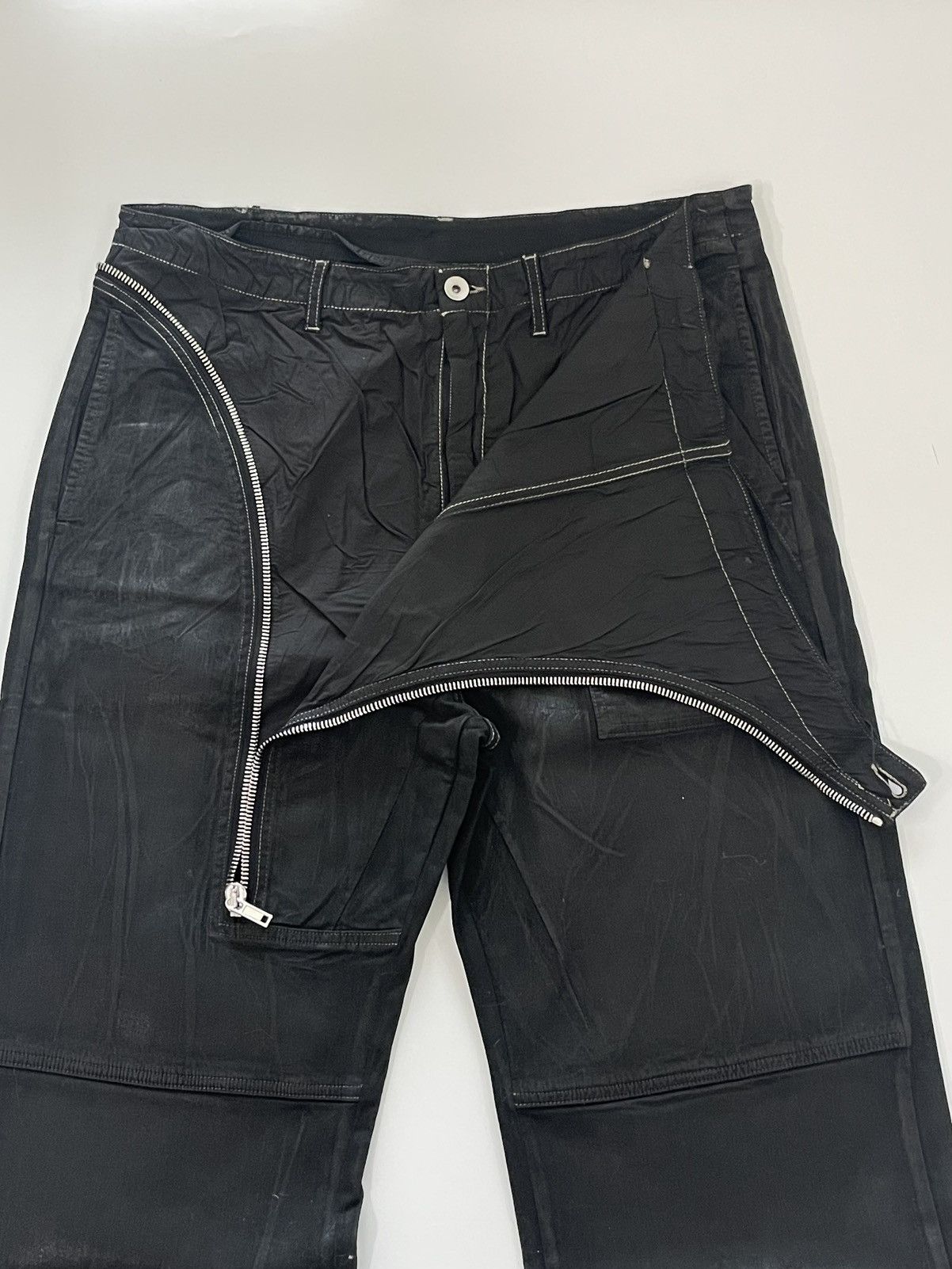 Rick Owens Rick owens double layer aircut denim jeans Size US 32 / EU 48 - 2 Thumbnail