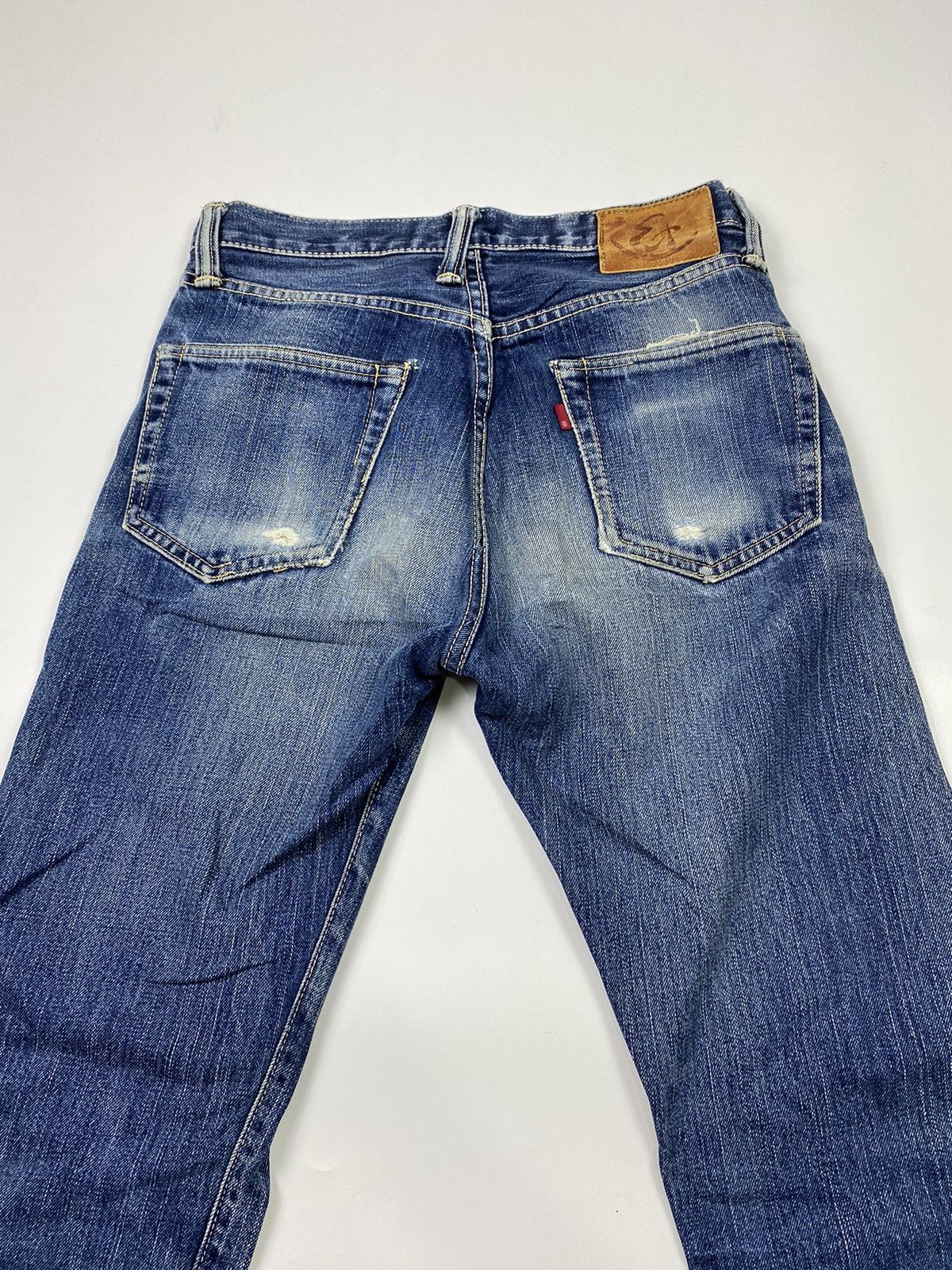Eternal × Jean × Toyo Enterprises size 28x34 vintage 90s eternal selvedge japan distress jeans Size US 28 / EU 44 - 11 Thumbnail