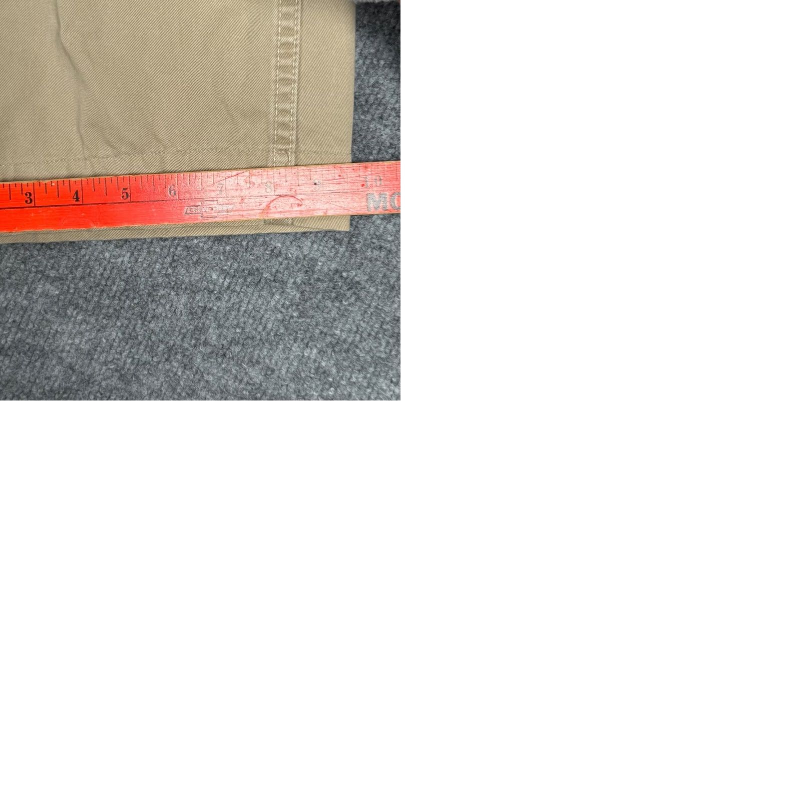 Vintage Vintage Polo Jeans Co. Ralph Lauren Khaki Pants Men 36x28.5 Beige Cotton Workwear Khakis Front Flat 5-Pocket Regular Size US M / EU 48-50 / 2 - 9 Thumbnail