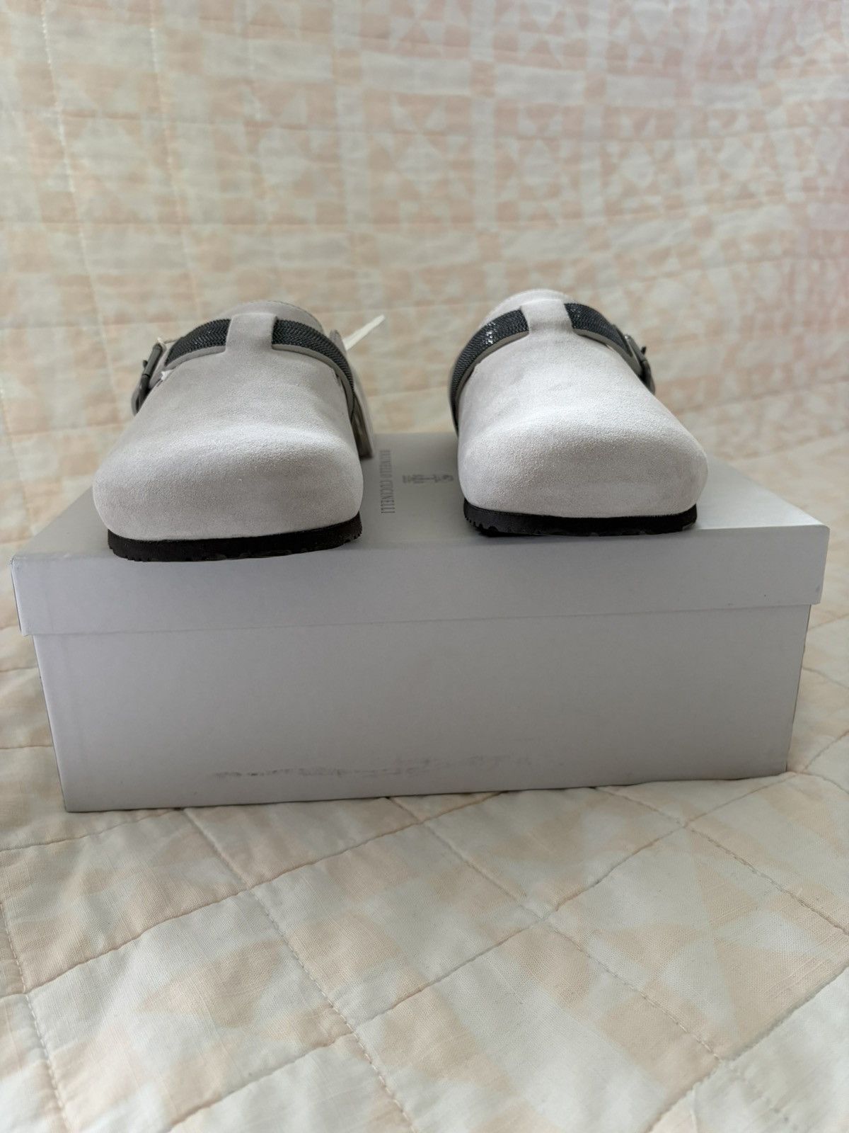 Brunello Cucinelli Brunello Cucinelli Suede Monili Chain Mule NWT Box EU 36 Size US 6 / IT 36 - 2 Thumbnail