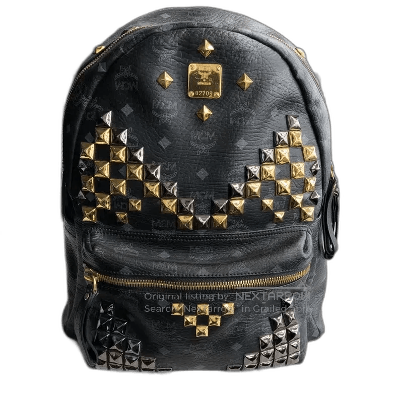 MCM MCM Black Studded Limited Edition Backpack. Size ONE SIZE - 1 Thumbnail