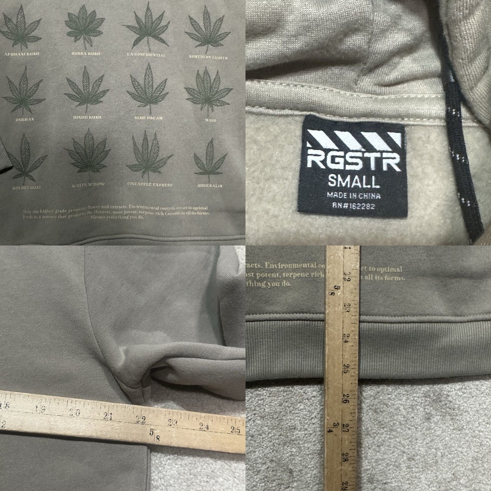 Vintage Gstar Hoodie Sweatshirt Mens Small Green High Standards Marijuana Strains Weed Shirt Hoodie Mens Green Band 90s? Size US S / EU 44-46 / 1 - 8 Thumbnail