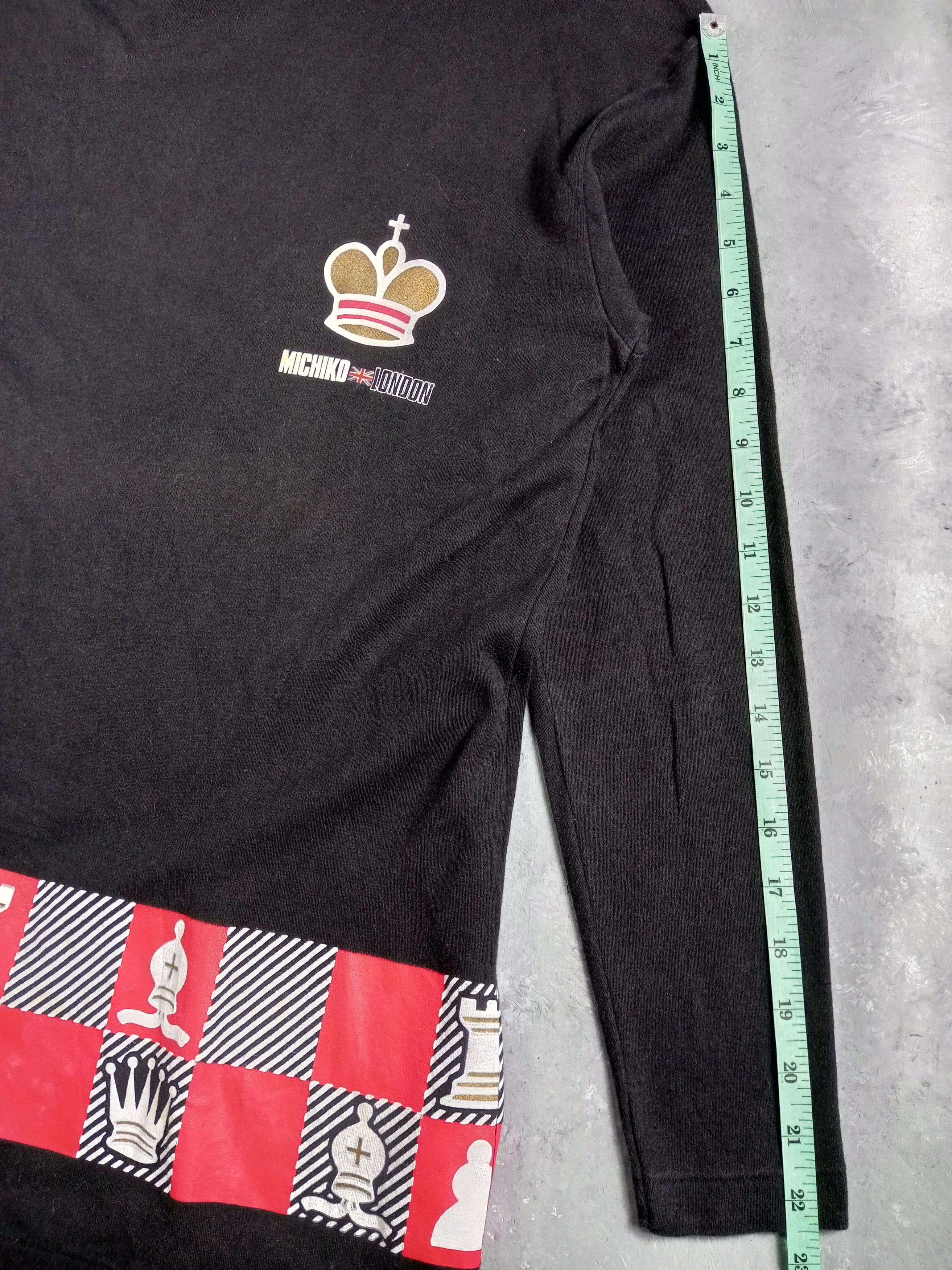 Michiko Koshino Faded Vintage 90’s Michiko Koshino Long Sleeve T-shirt Size US M / EU 48-50 / 2 - 9 Thumbnail