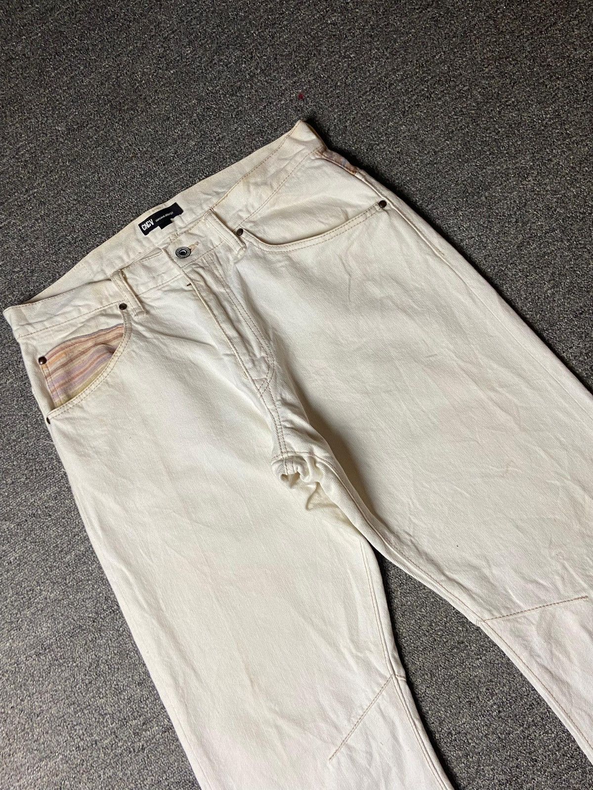 Japanese Brand CNCV Concave Attempt Regular Fit Jeans (147) Size US 32 / EU 48 - 8 Thumbnail
