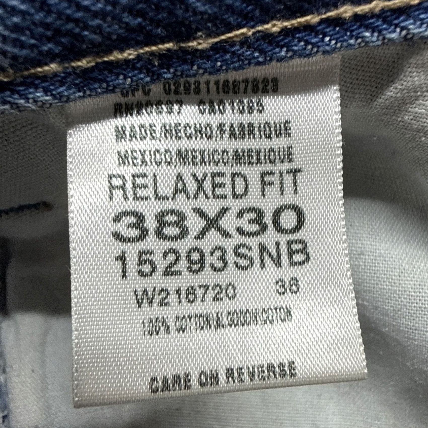 Dickies Dickies Mens Jeans Blue Relaxed Fit Double Knee Carpenter Denim Pants 38X30 Workwear Size US 38 / EU 54 - 5 Thumbnail
