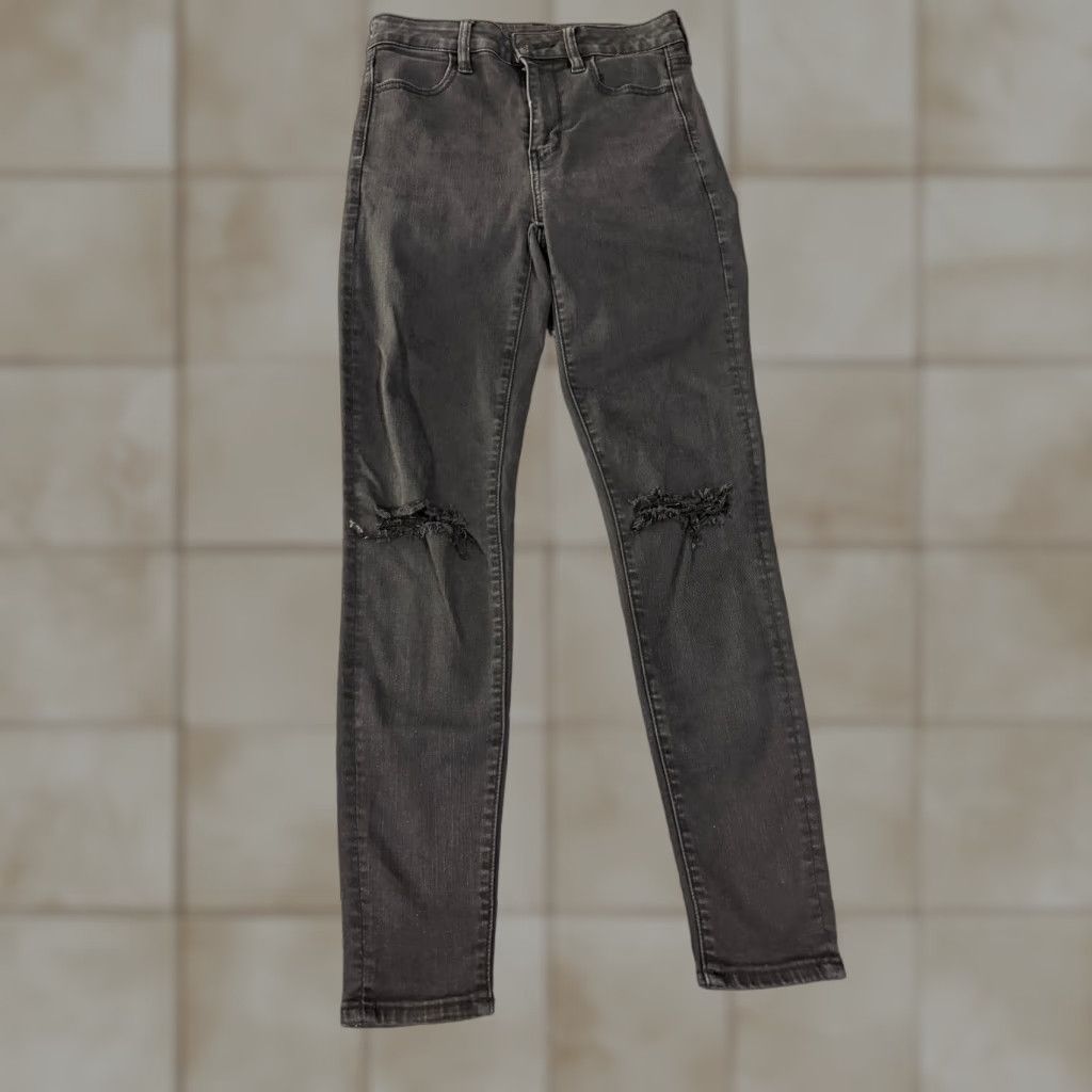 American Eagle Outfitters American Eagle Outfitters Jeans Womens 4 Jegging Skinny Stretch Denim Pants Black 5-Pocket Design Regular Size 4 Inseam 28 in XS? No Size 27" / US 4 / IT 40 - 1 Thumbnail