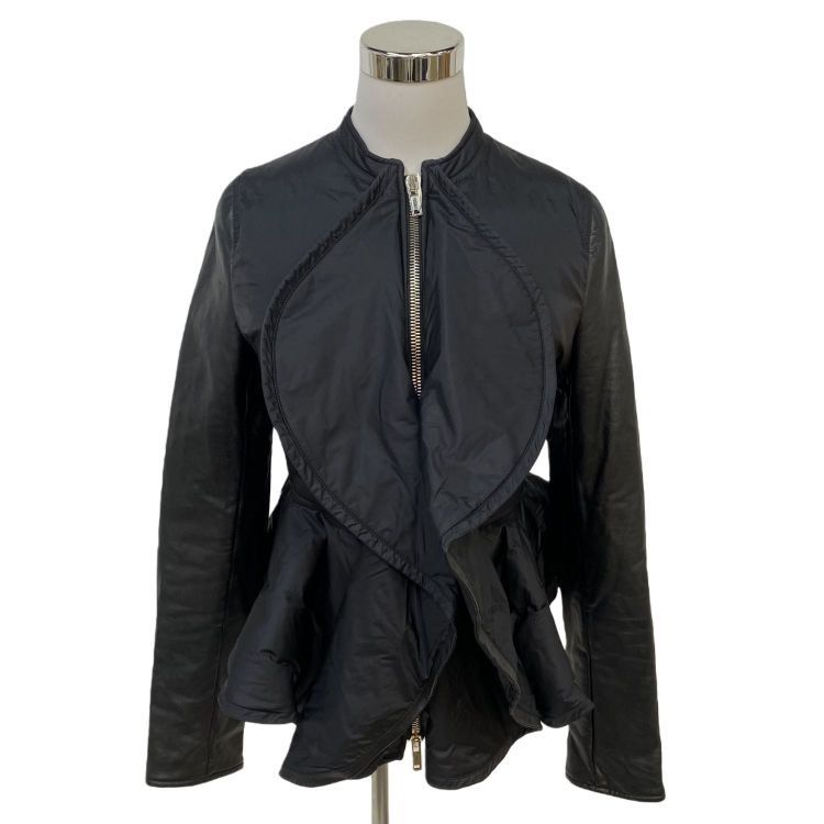 Givenchy Givenchy Leather Sleeve Down Jacket Size 38 Size S / US 4 / IT 40 - 1 Thumbnail
