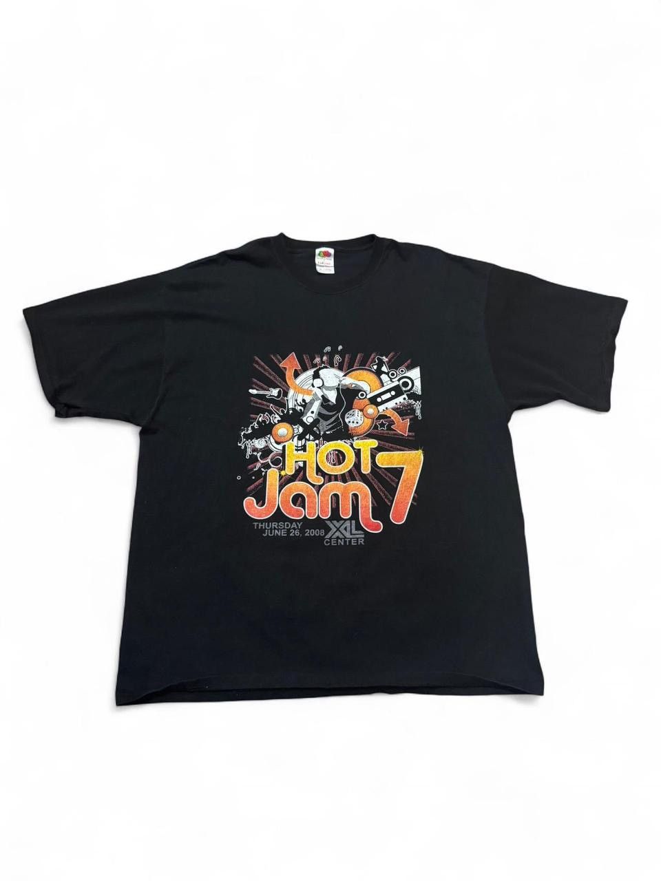 Fruit Of The Loom × Rap Tees × Vintage Vintage 2008 Hot Jam 7 Tour XL Center Rap Tee XXL mens RARE Size US XXL / EU 58 / 5 - 1 Thumbnail