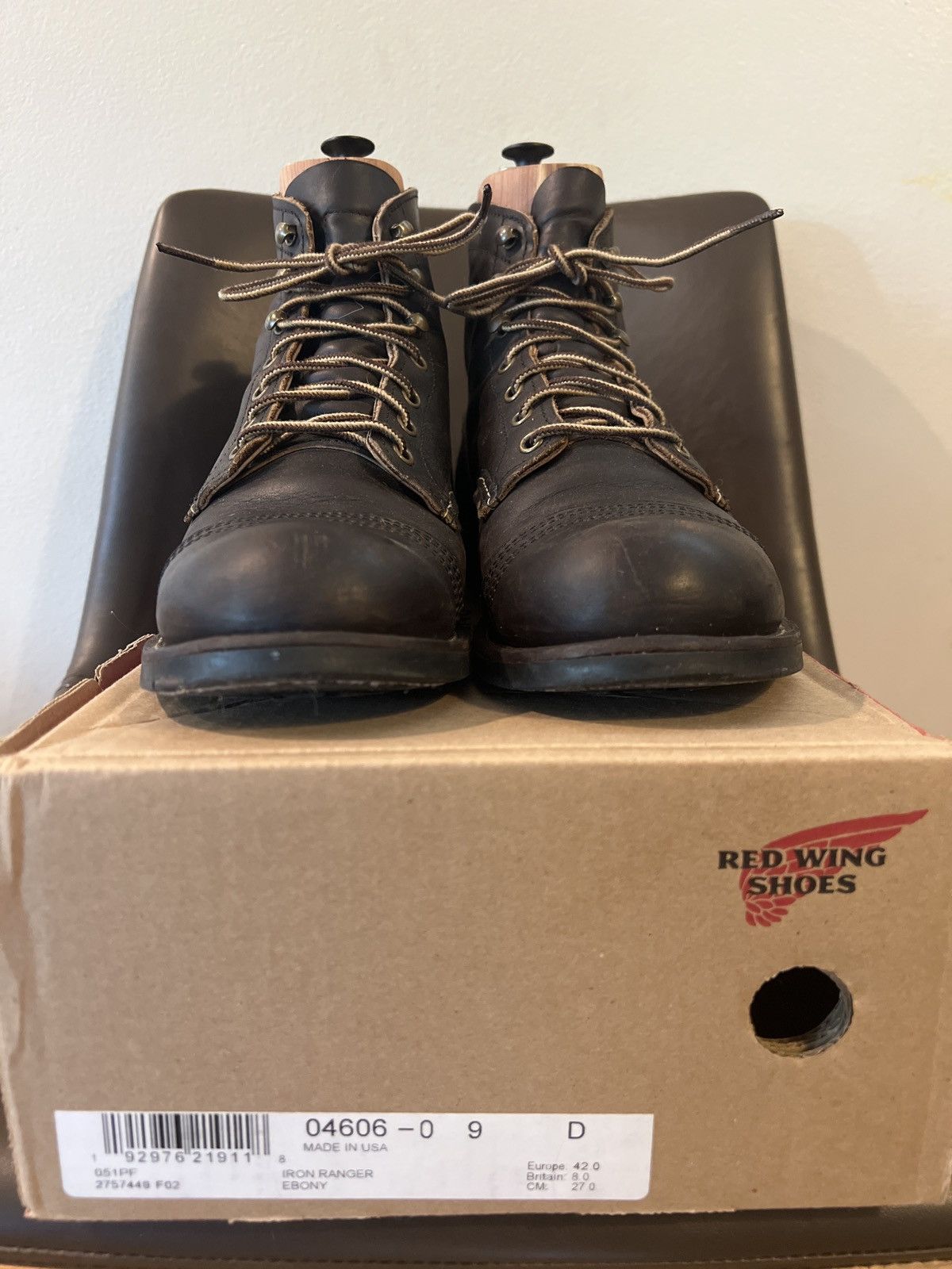 Red Wing Red Wing Iron Ranger 4606 Ebony Harness - 9.0 D | Grailed