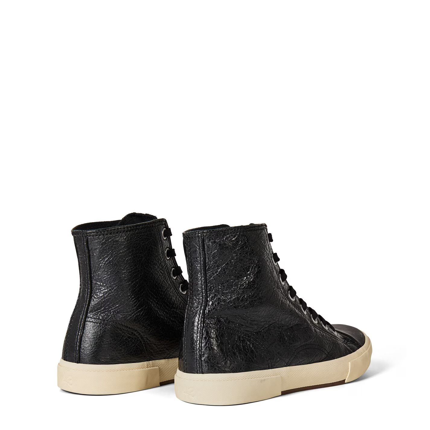 Balenciaga o1g2r1mq0226 Paris High-Top Sneakers In Black Size US 9 / EU 42 - 4 Thumbnail