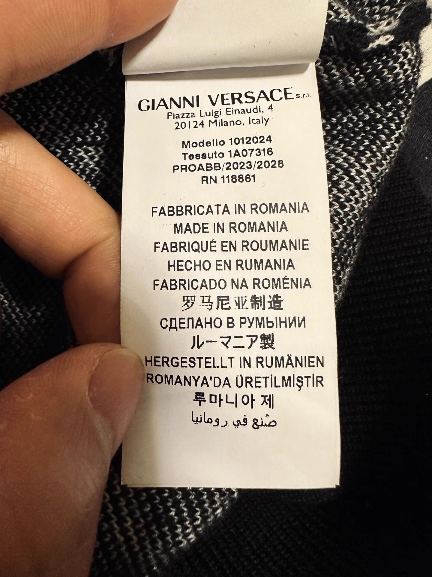 Versace Versace Main Line Limited Runway Wool Knit Sweater S Size US S / EU 44-46 / 1 - 8 Thumbnail