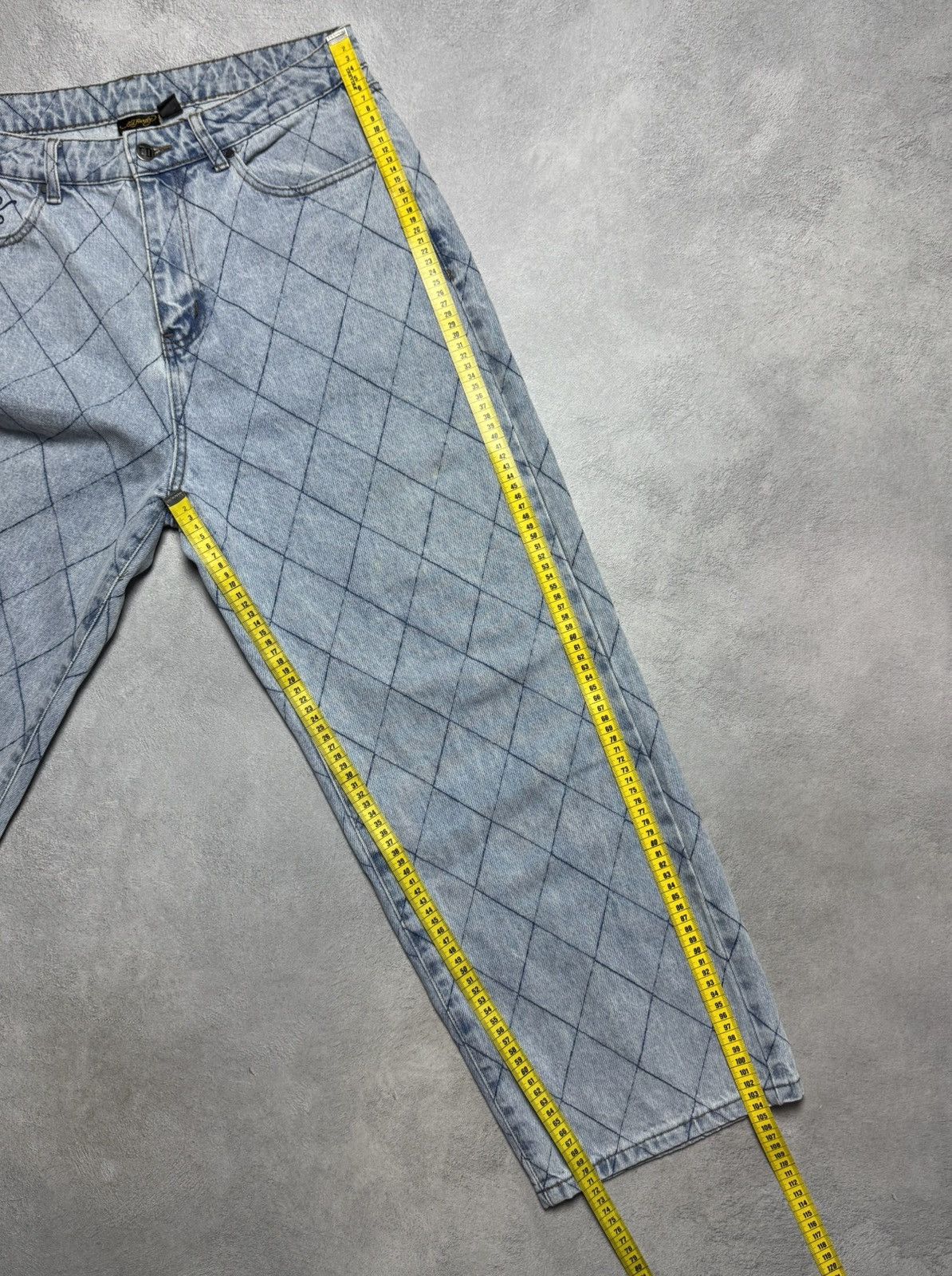 Ed Hardy Ed Hardy X Urban Outfitters Distressed Denim Wide Leg Pants Size US 32 / EU 48 - 15 Thumbnail