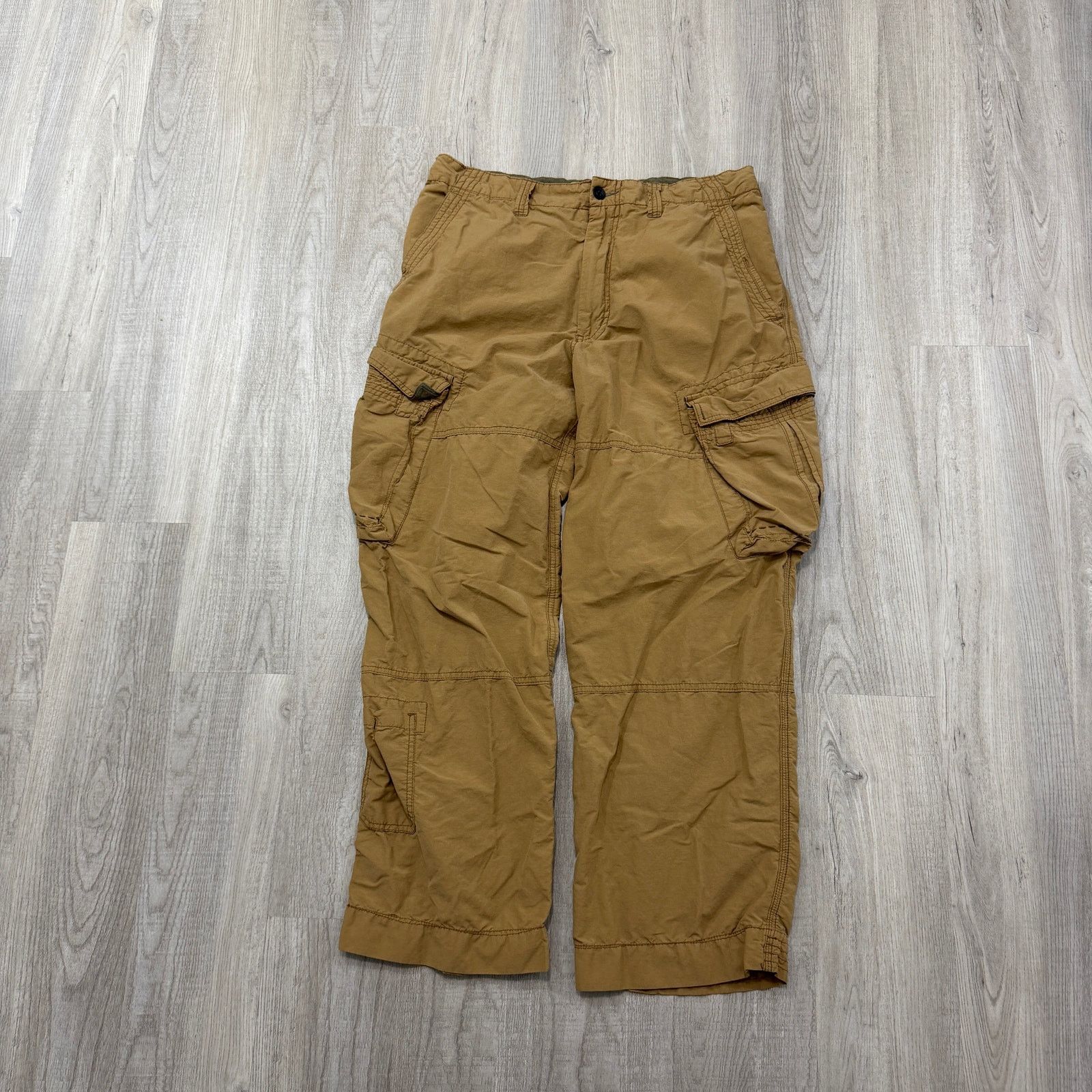 Vintage Vintage Arizona Jean Co. Cargo Pants Men's 36x30 Tan y2k Size US 36 / EU 52 - 2 Thumbnail