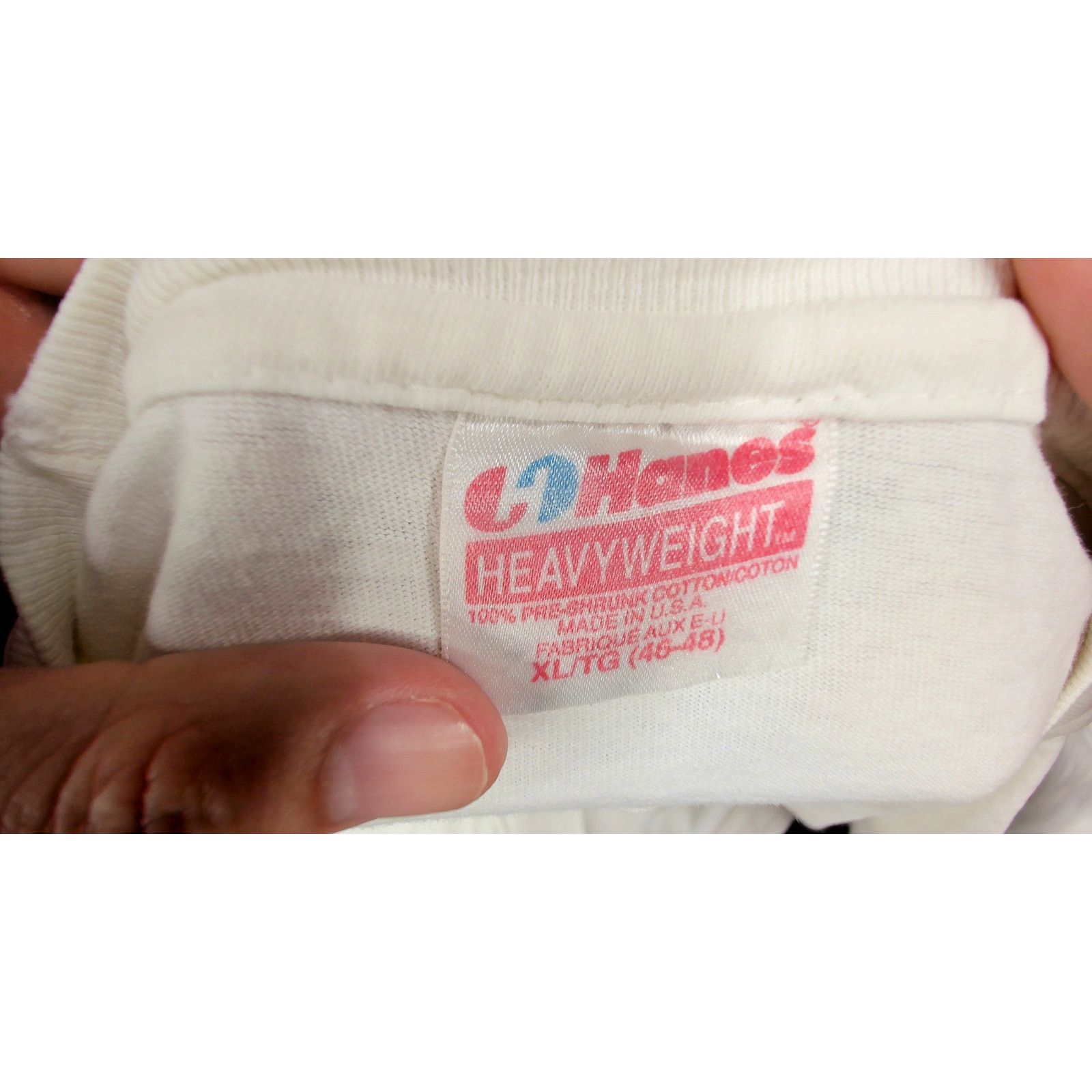 Hanes Vintage 1992 Brass Balls Saloon Single Stitch Tee (Boxy XL) Size US XL / EU 56 / 4 - 5 Thumbnail