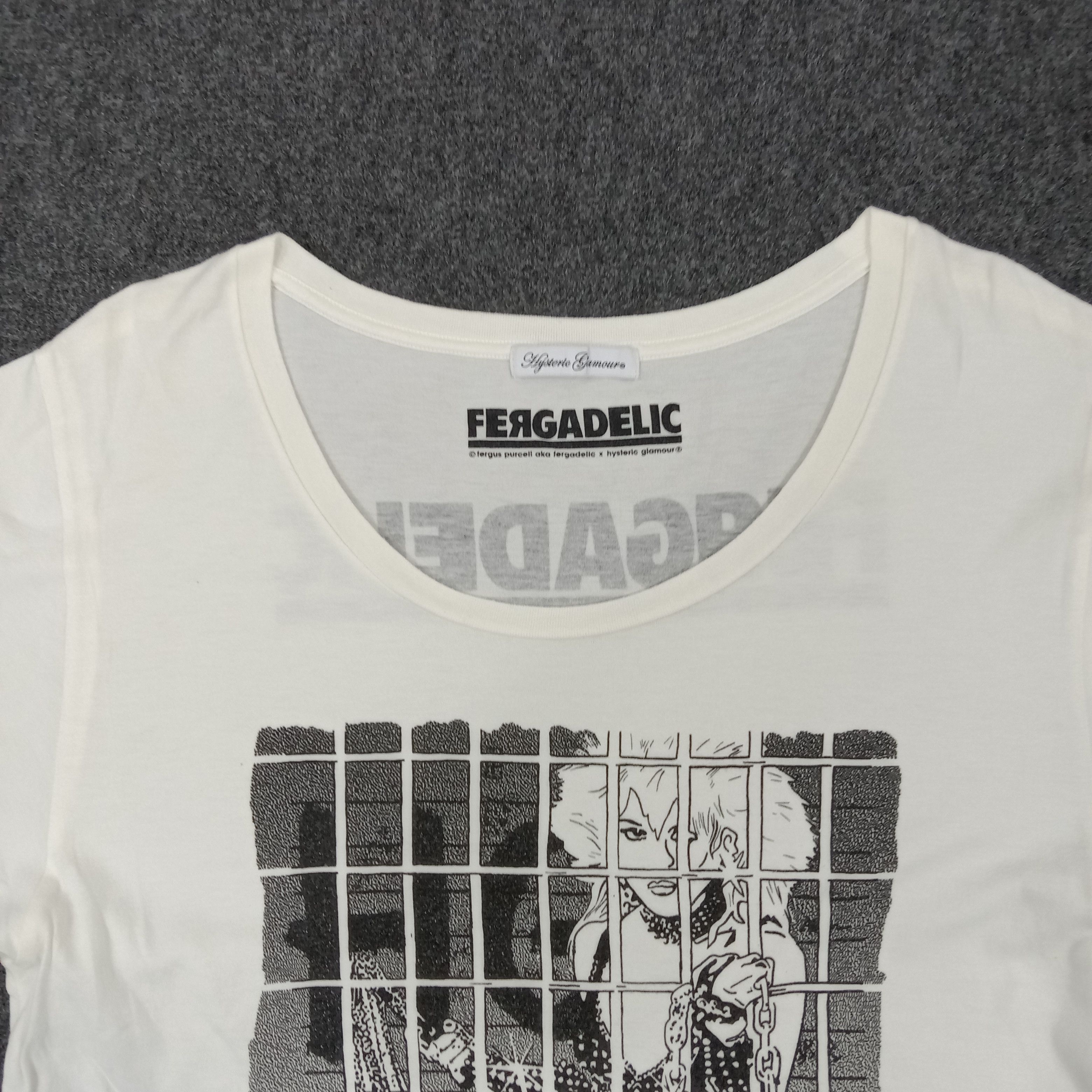 Hysteric Glamour × Japanese Brand × Vintage Hysteric Glamour X Fergadelic Japanese Brand Tshirt Size M / US 6-8 / IT 42-44 - 3 Thumbnail