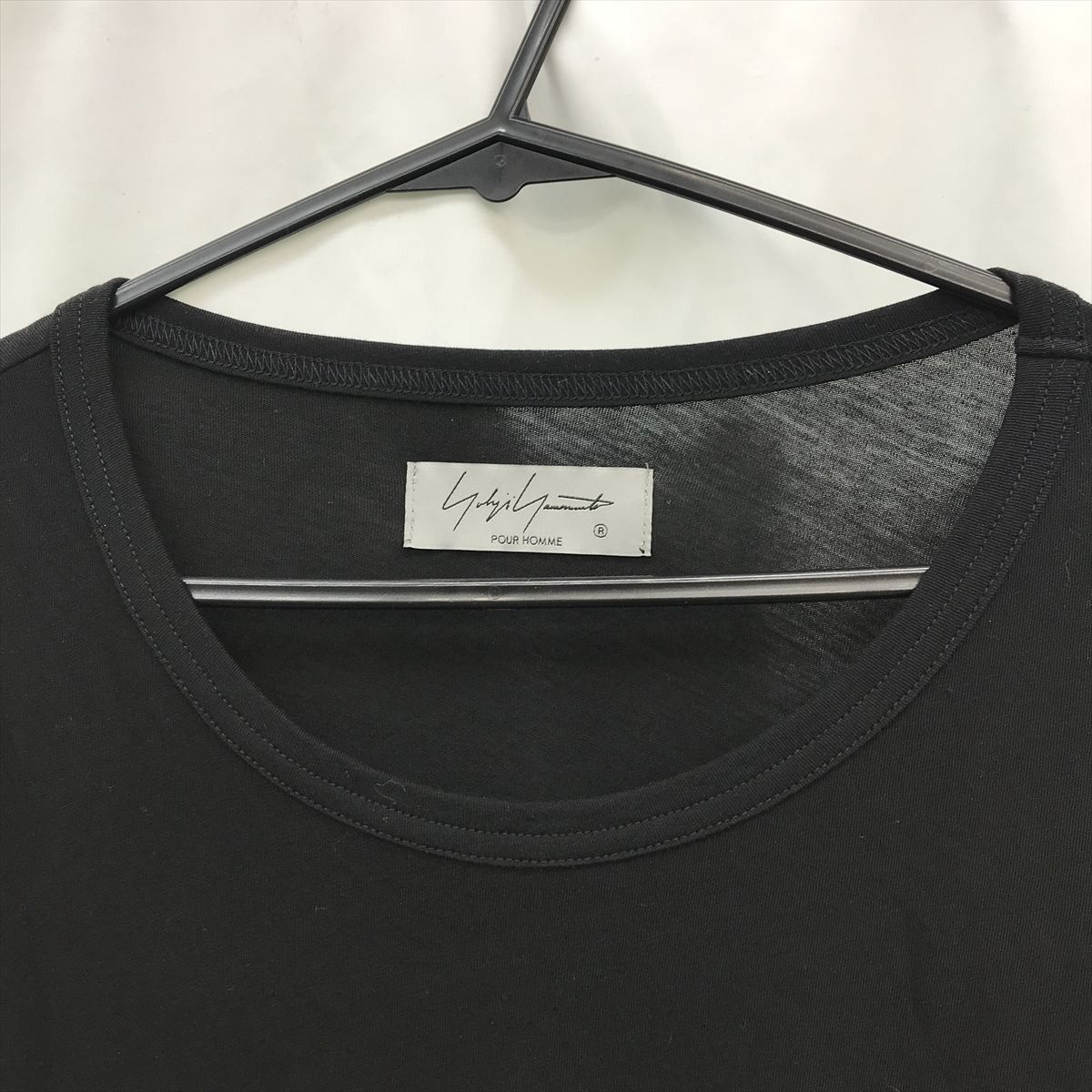 Yohji Yamamoto Yohji Yamamoto POUR HOMME BLK/Adjustable drawstring T-shirt Size US L / EU 52-54 / 3 - 3 Thumbnail