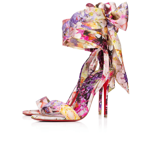 Christian Louboutin o1s1wg110225 Sandale Du Desert Heeled Sandals in Multicolor Size US 8 / IT 38 - 1 Preview