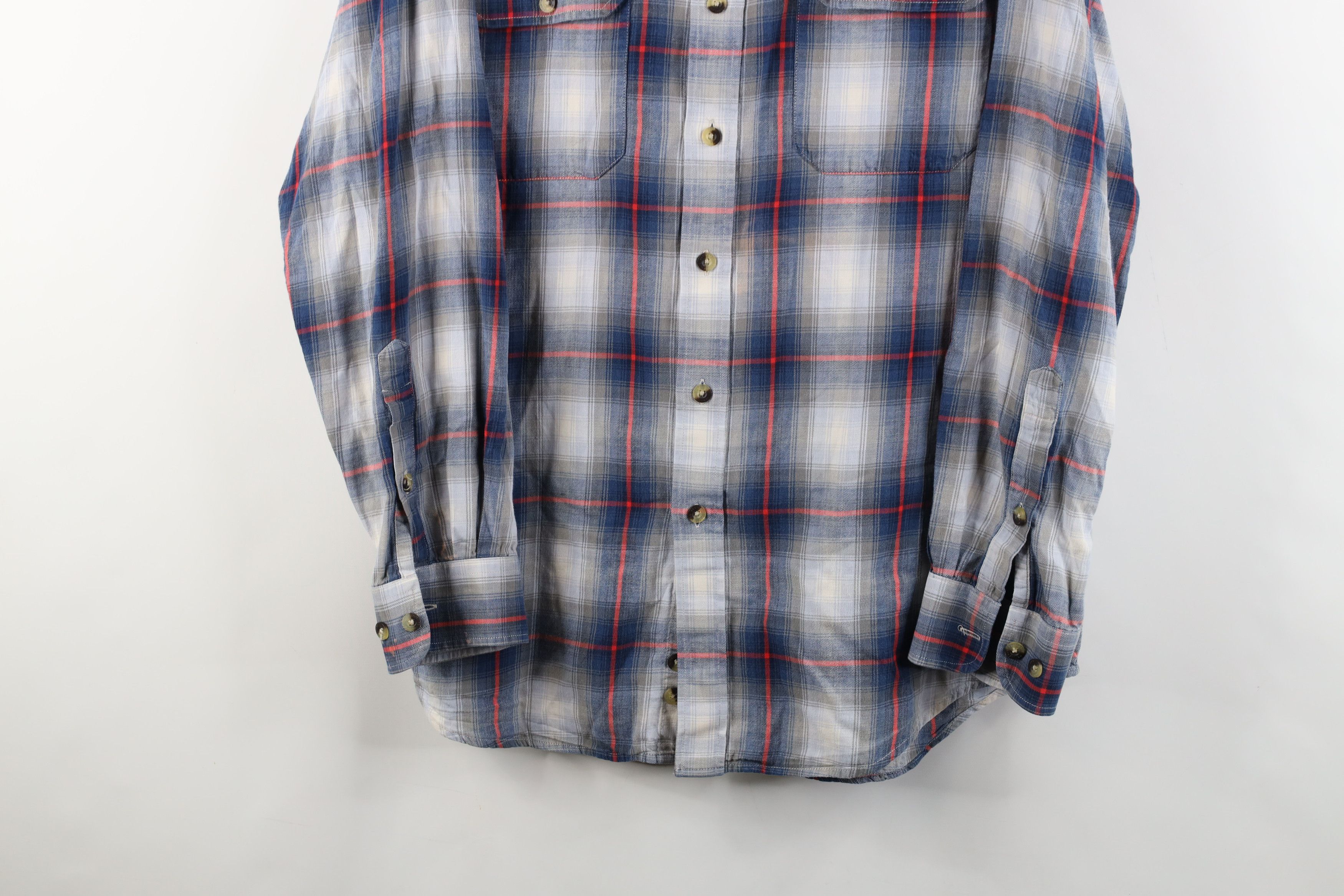 Pendleton × Vintage Vintage Pendleton Flannel Collared Button Shirt Plaid Size US L / EU 52-54 / 3 - 3 Thumbnail