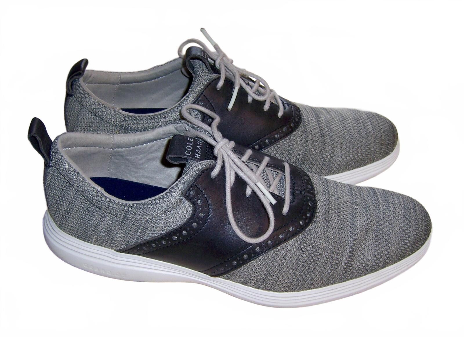 Cole Haan Cole Haan Grand Tour Knit Oxford Grey/Black - Men's 8.5 Size US 8.5 / EU 41-42 - 3 Thumbnail