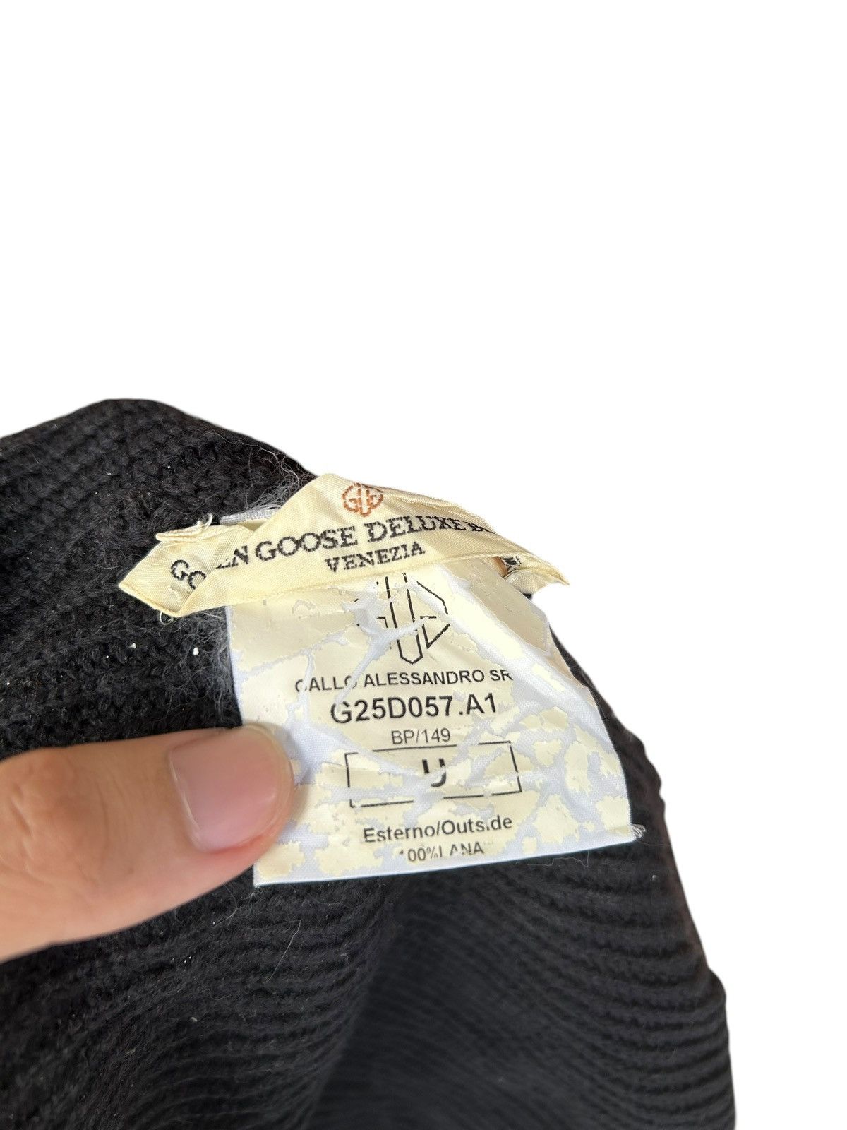 Japanese Brand × Kapital × Vintage Golden Goose Deluxe Brand Made italy Beanie Hats Size ONE SIZE - 8 Thumbnail