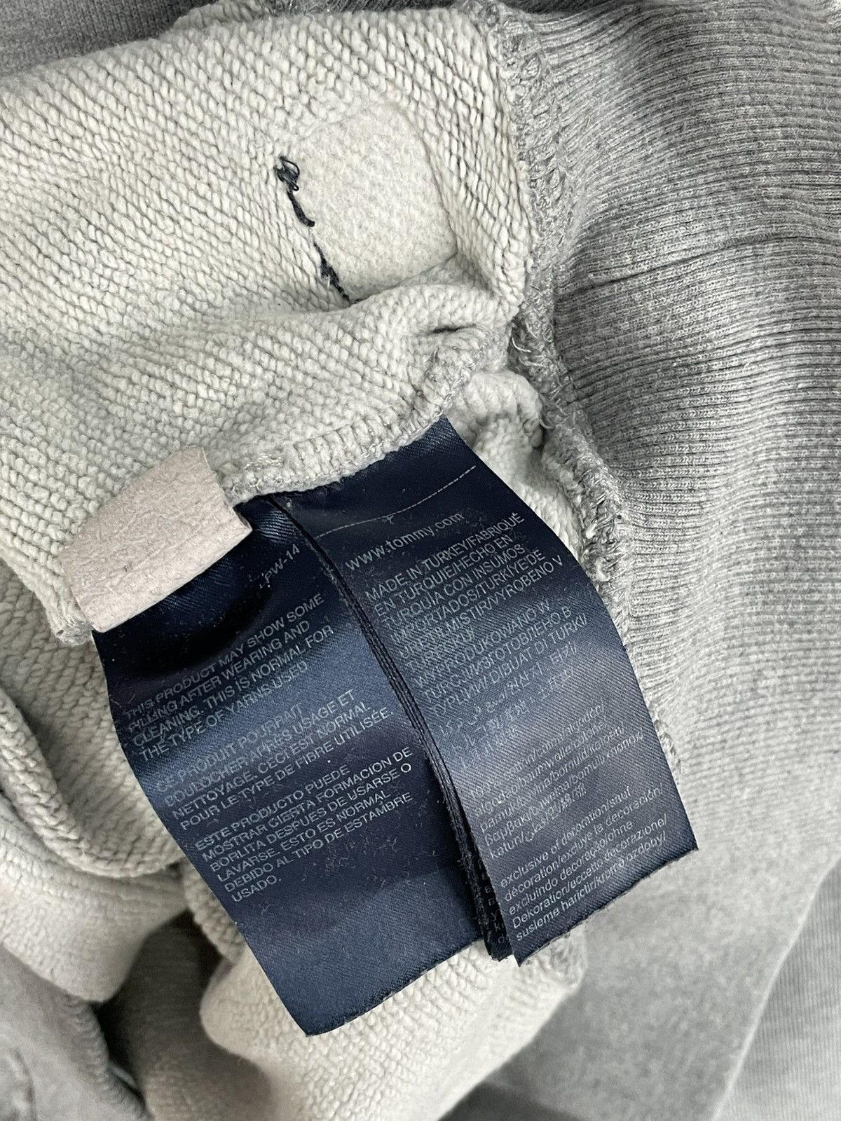 Tommy Hilfiger Tommy Jeans Big Embroidered Logo Baggy Sweatshirt Size S / US 4 / IT 40 - 10 Thumbnail