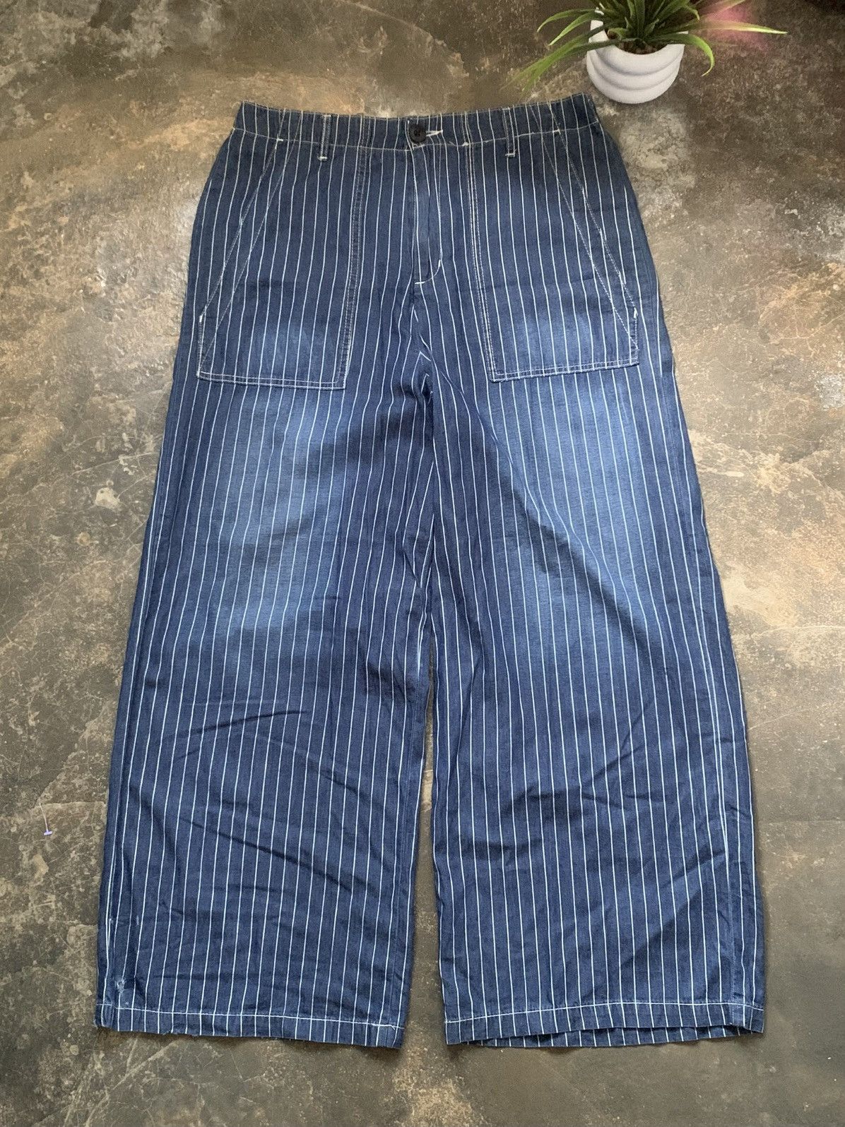 Japanese Brand Conron Wide Leg Baker Pants Size US 31 - 1 Thumbnail