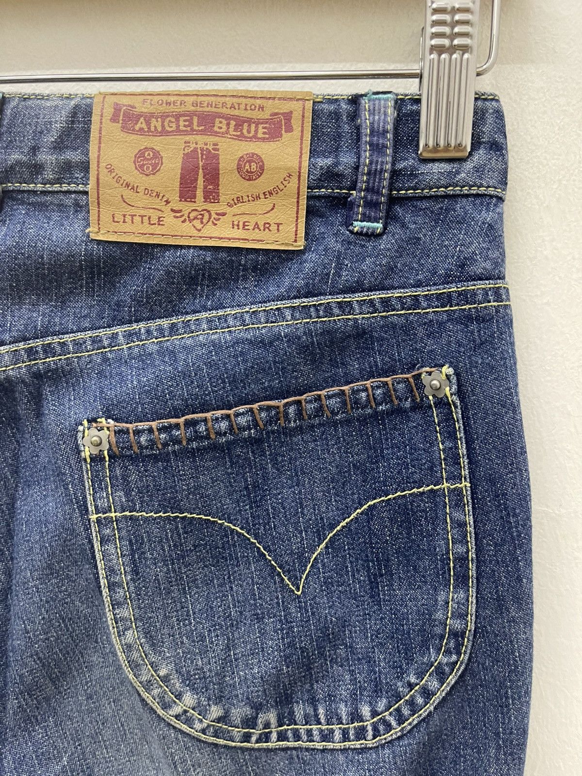 Angel Blue Rare Vintage ANGEL BLUE Yoshitomo Nara Style Size 27" / US 4 / IT 40 - 19 Thumbnail
