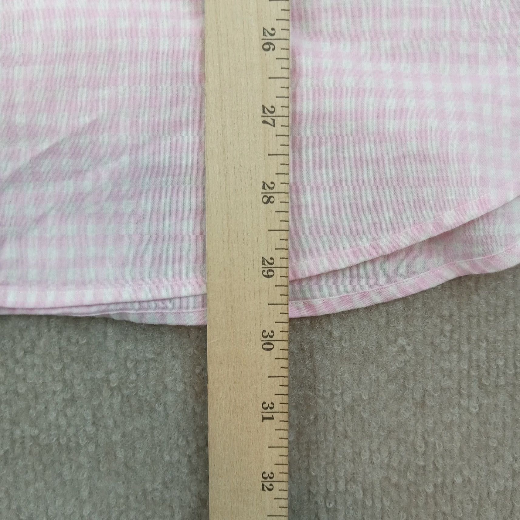 Tailorbyrd Mens Tailorbyrd Shirt Large Extra Large Pink White Gingham Plaid Size US L / EU 52-54 / 3 - 3 Thumbnail