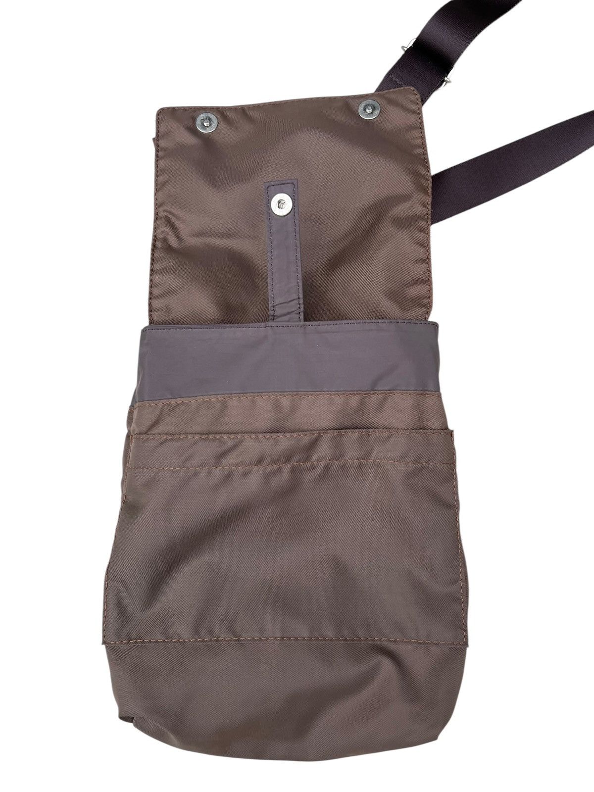 Yohji Yamamoto Vintage 2000 Yohji Yamamoto Y’saccs Hybrid Leather Sling Bag Size ONE SIZE - 14 Thumbnail