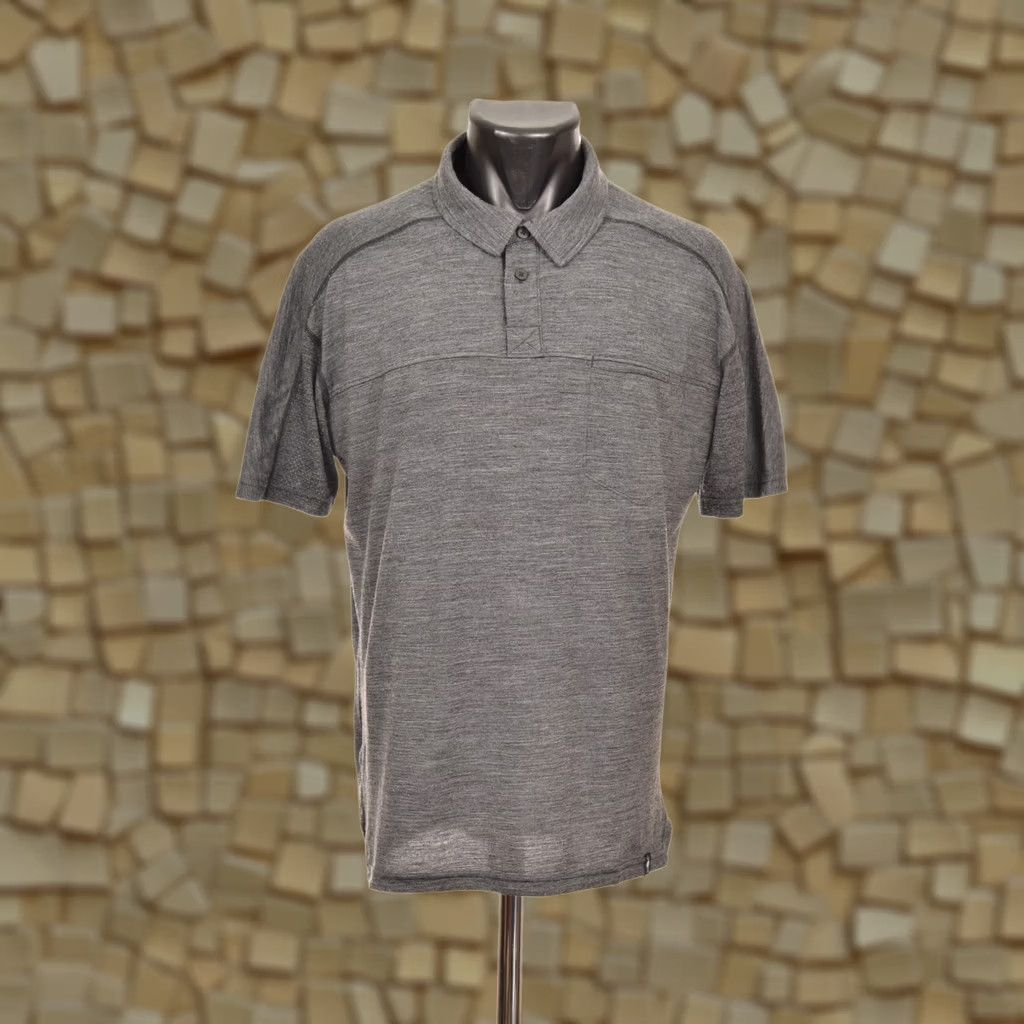 Smartwool SmartWool Polo Shirt Men’s Everyday Exploration Merino Wool Size M Gray Short Sleeve Polo Mens Size US M / EU 48-50 / 2 - 1 Thumbnail
