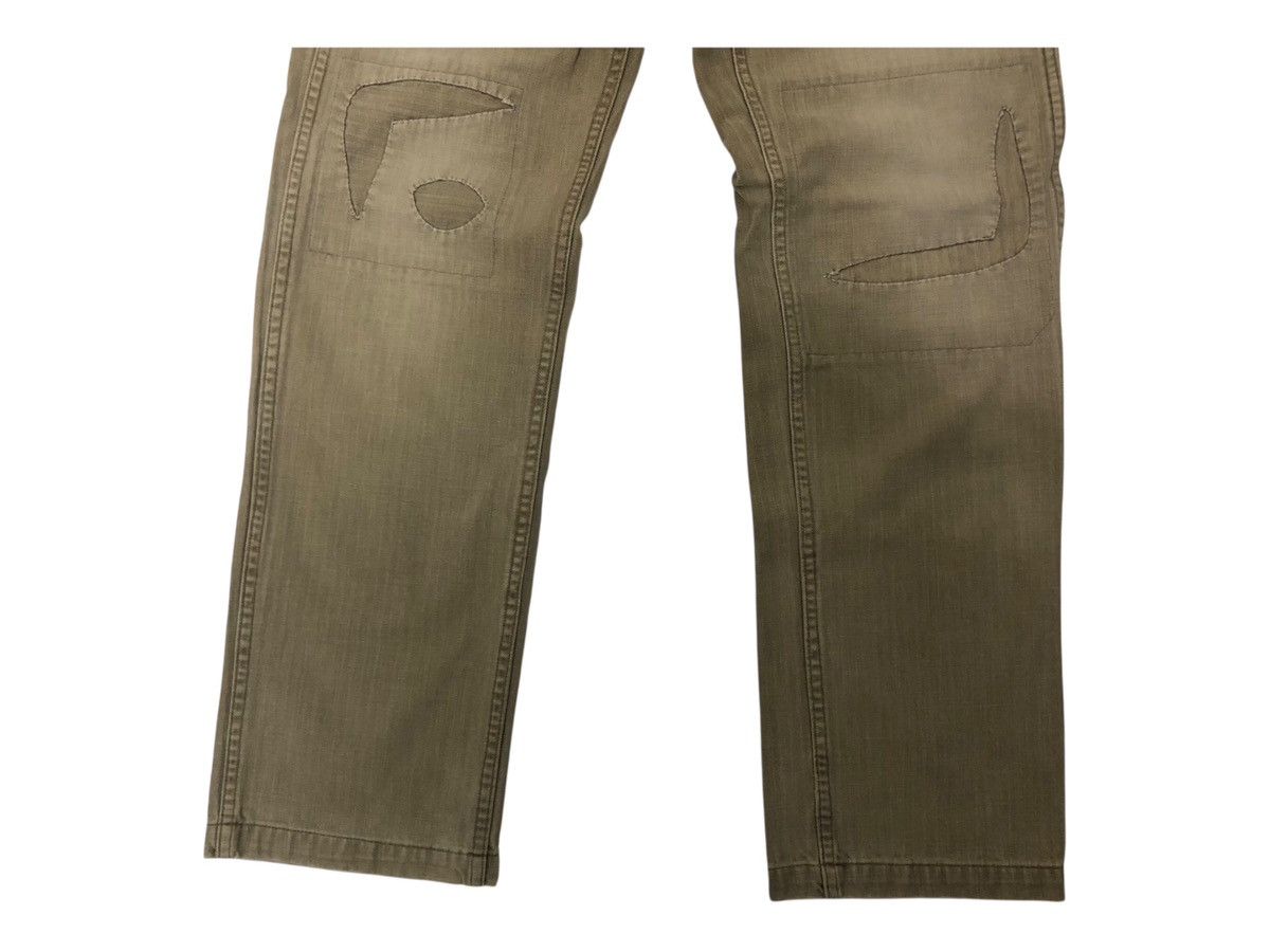 Blue Blue Japan BLUE BLUE 🇯🇵 HBT PATCHWORK DESIGN MILITARY WORKWEAR INSPIRED Size US 32 / EU 48 - 4 Thumbnail