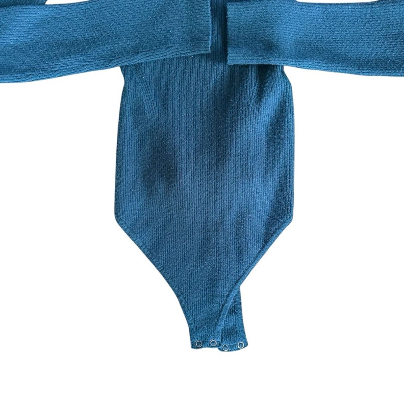 Abercrombie & Fitch Abercrombie & Fitch Emerald Green Turtleneck Bodysuit Size S / US 4 / IT 40 - 3 Thumbnail