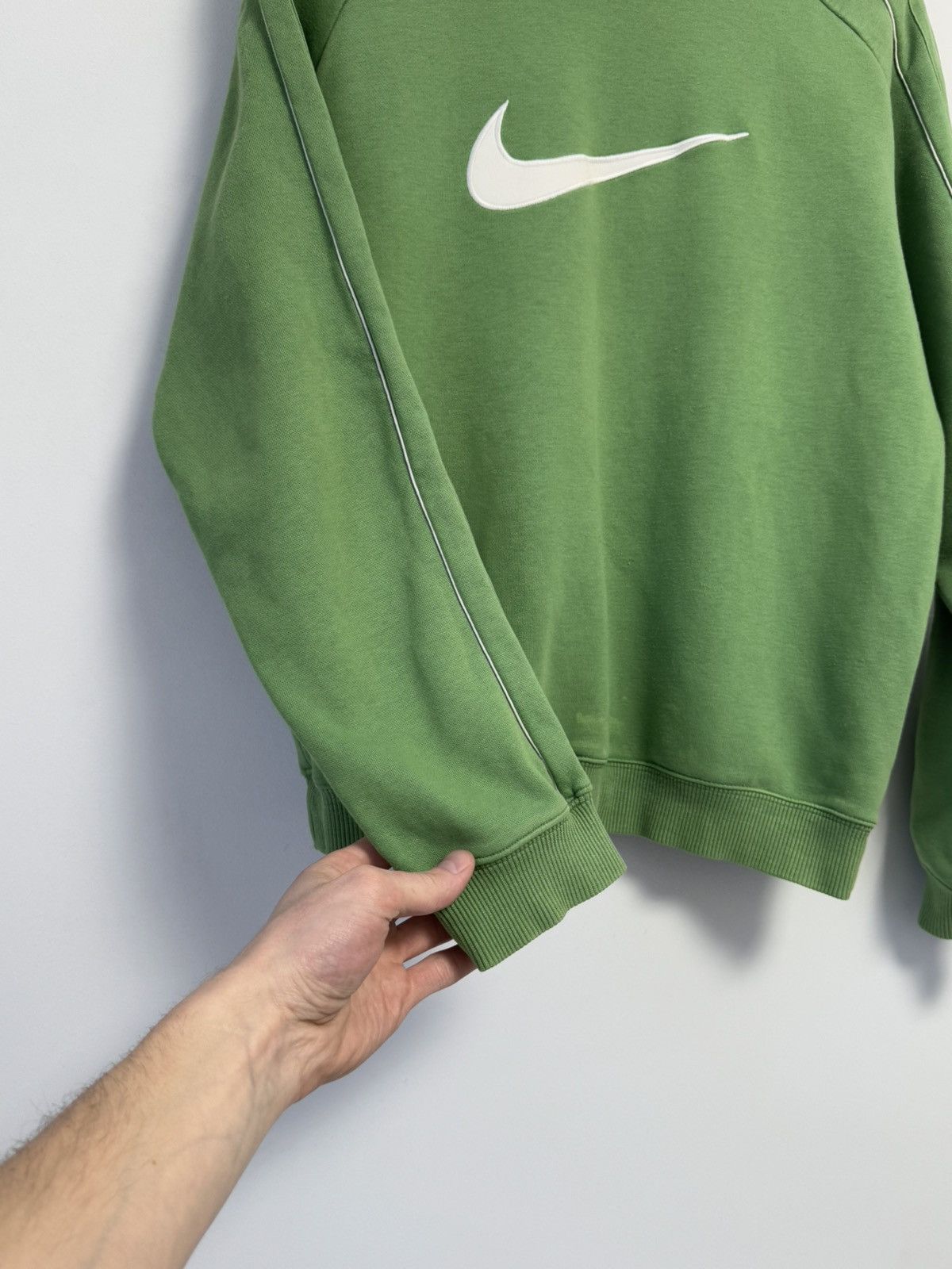Vintage Nike Vintage Sweatshirt 90’s Big Swoosh Y2K style Size US S / EU 44-46 / 1 - 9 Thumbnail