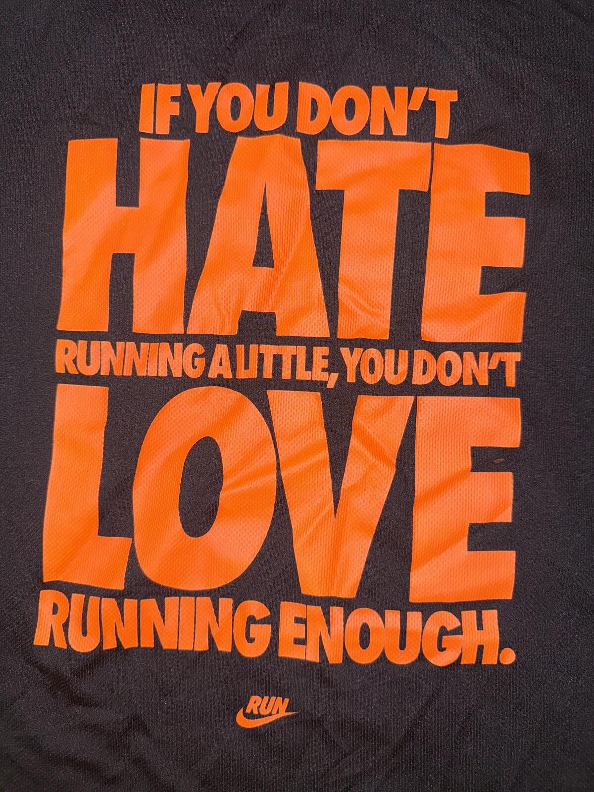 Nike Nike Men’s “If You Don’t Hate Run” Hyper Dry Running T-Shirt Size US S / EU 44-46 / 1 - 4 Thumbnail