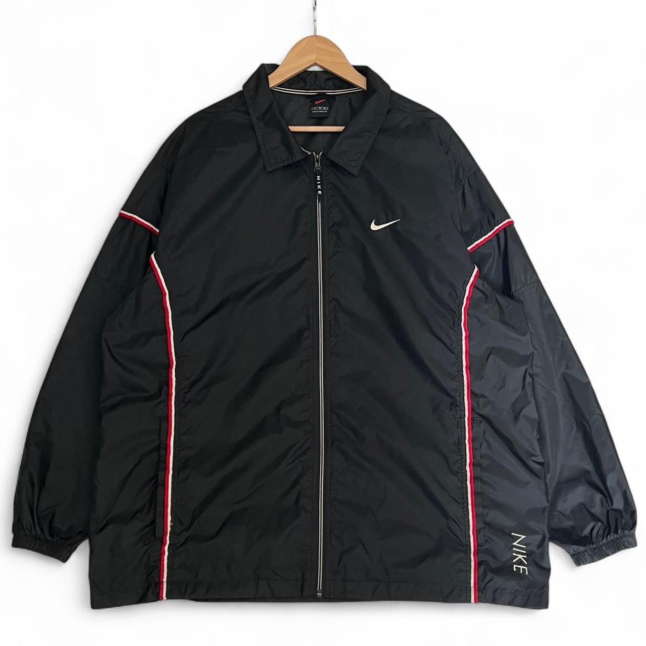 Nike Vintage 90s Nike Nylon Full Zip Windbreaker Jacket Size US XL / EU 56 / 4 - 1 Thumbnail