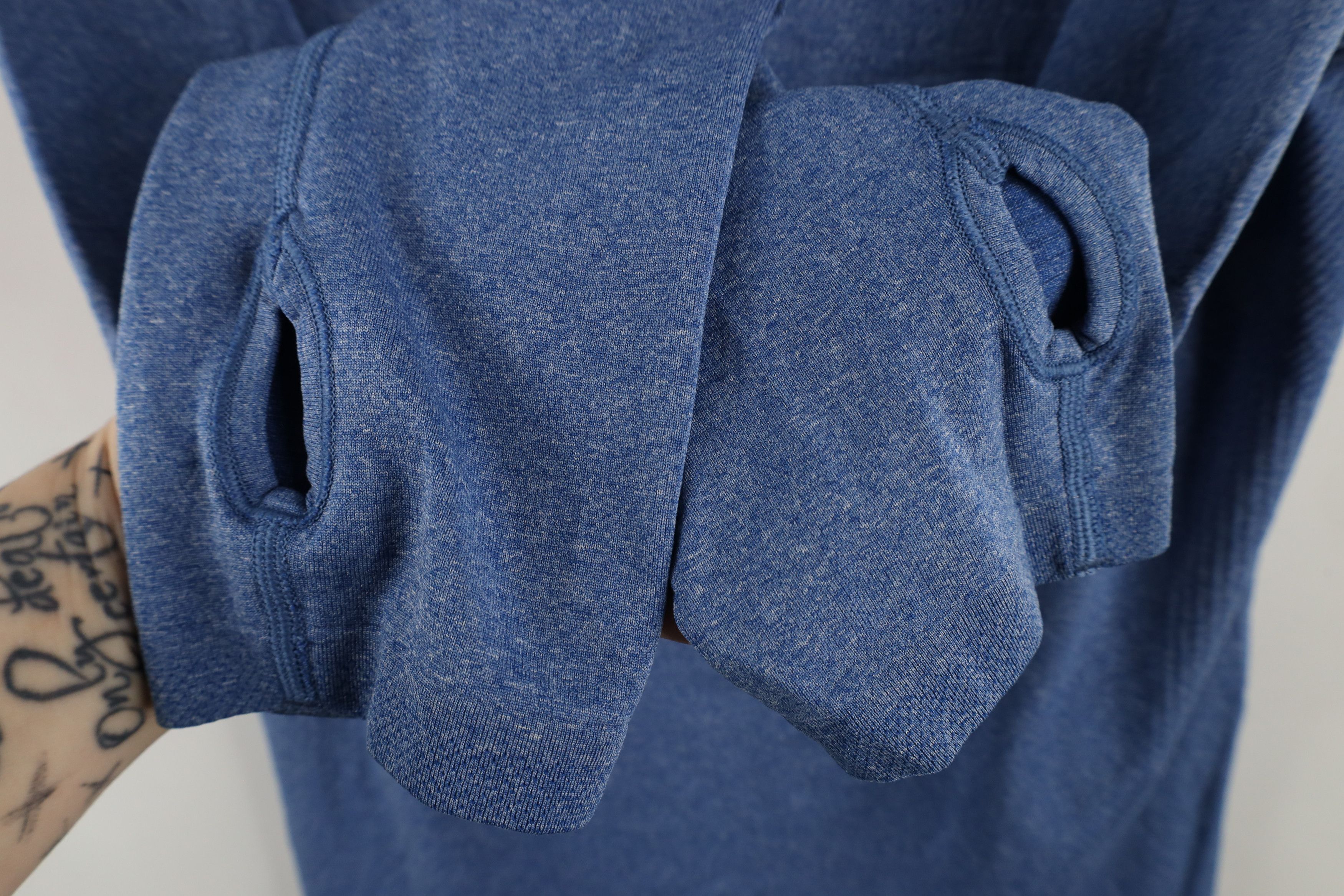 Lululemon × Vintage Lululemon Vent Tech Knit Half Zip Pullover Top Shirt Blue Size US M / EU 48-50 / 2 - 4 Thumbnail