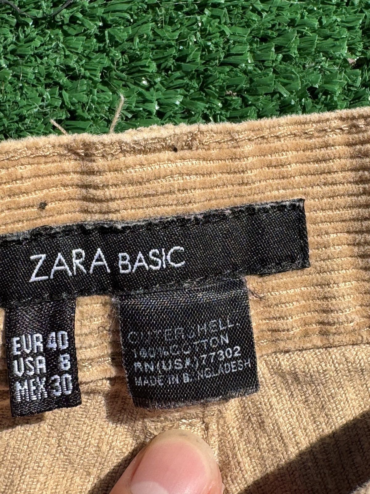 Zara Beige Zara Basic Pants Size 30" / US 8 / IT 44 - 3 Thumbnail