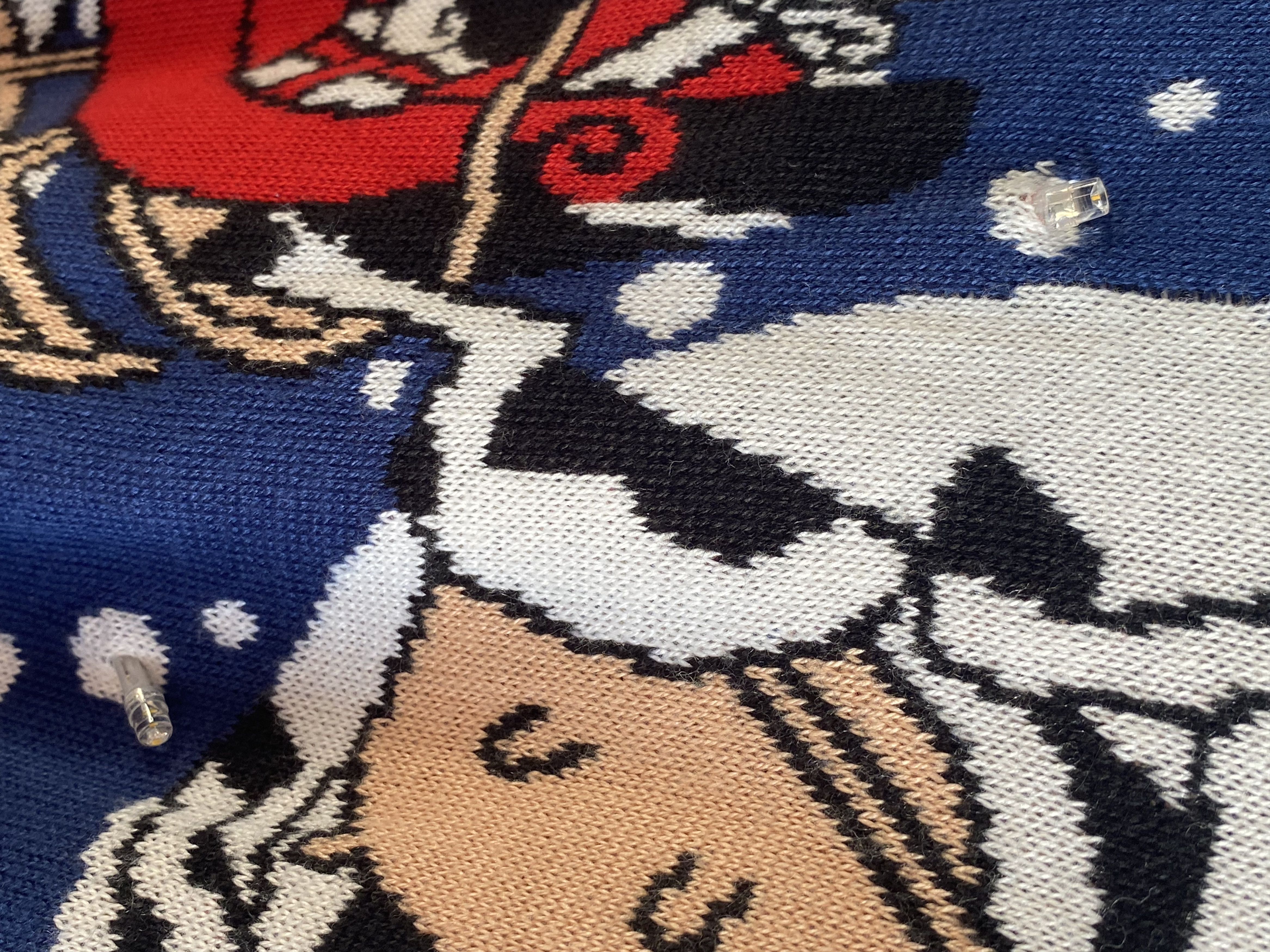 Lindbergh Lindbergh White Denmark Christmas sweater jumper xmas knit Size US S / EU 44-46 / 1 - 5 Thumbnail