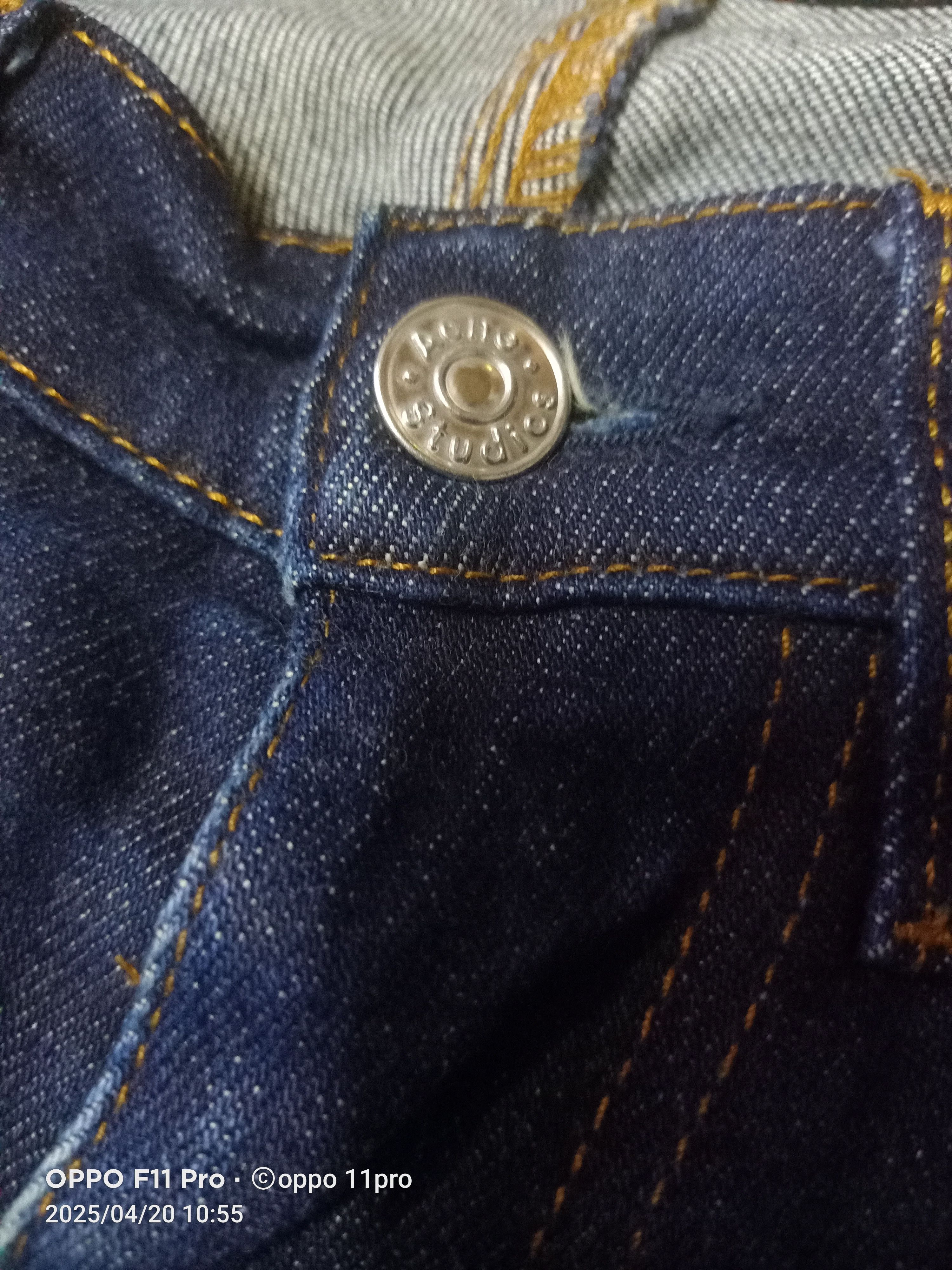 Acne Studios Ance Studio Max StR Raw Denim Size US 31 - 12 Thumbnail