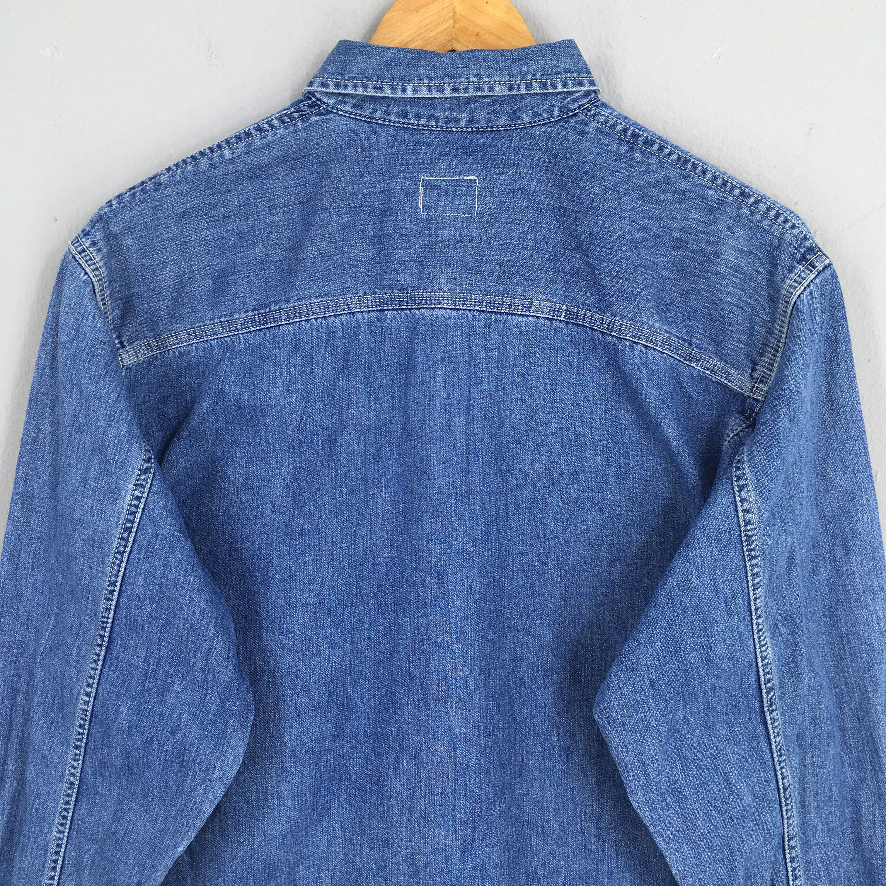 Calvin Klein × Vintage Vintage Calvin Klein Jeans Blue Denim Shirt Small Size US S / EU 44-46 / 1 - 9 Thumbnail