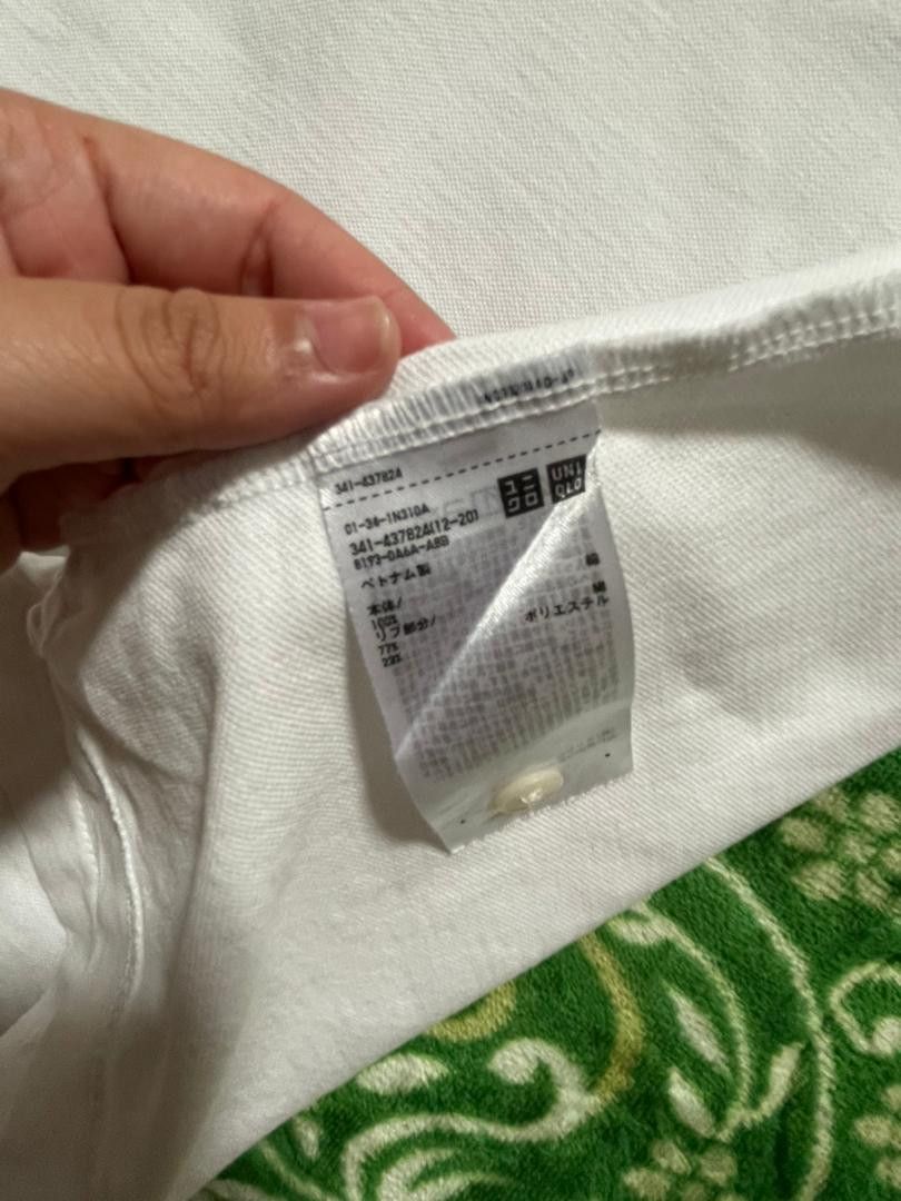 Jil Sander K6-17 J+ Jil Sander Uniqlo white Polo Tee Size US L / EU 52-54 / 3 - 4 Thumbnail