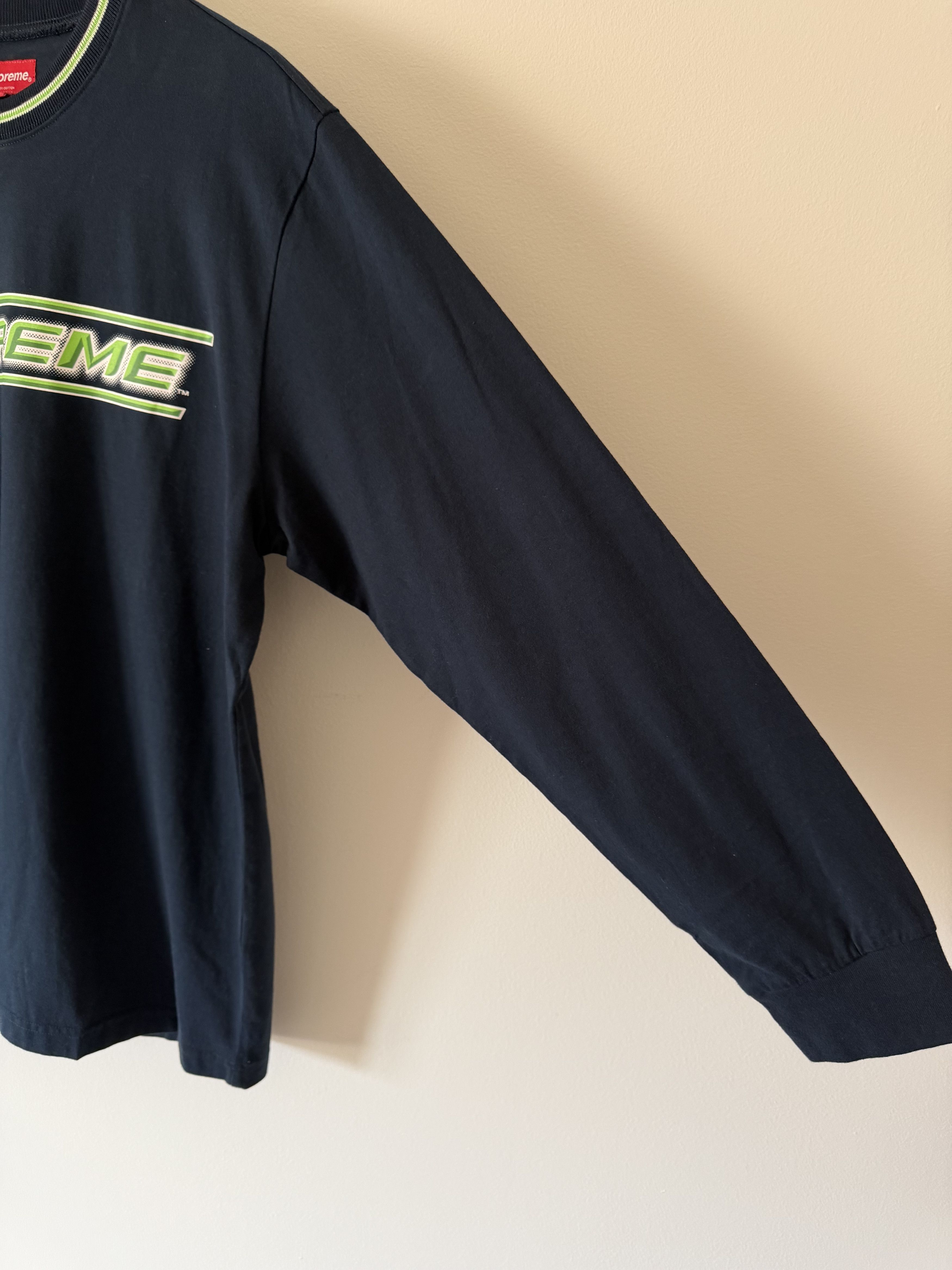 Supreme Supreme SS18 Bevel Long Sleeve Top in Navy Size US L / EU 52-54 / 3 - 3 Thumbnail
