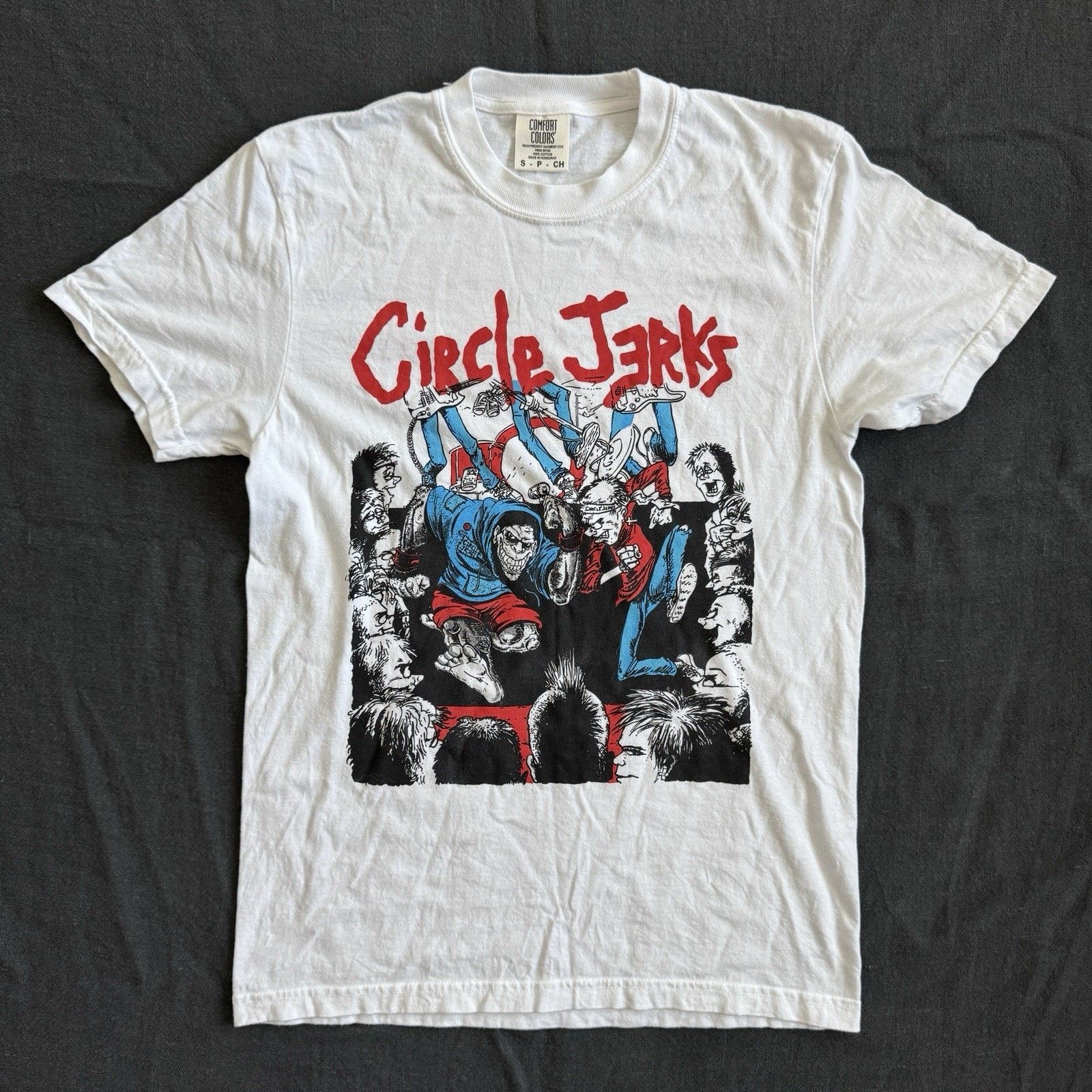 Comfort Colors 2025 Circle Jerks Gorilla Biscuits Tour T Shirt Shawn Kerri Size US S / EU 44-46 / 1 - 1 Thumbnail