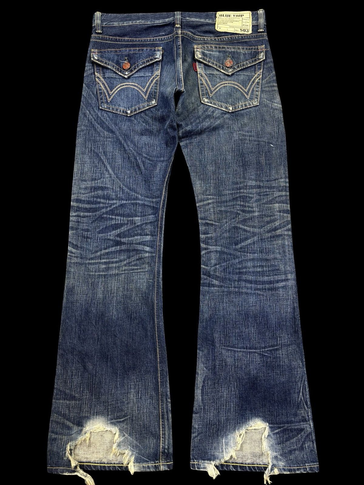 Edwin 💥Flare💥Edwin 503 Sick Fades Flare Denim K39 Size US 36 / EU 52 - 2 Thumbnail