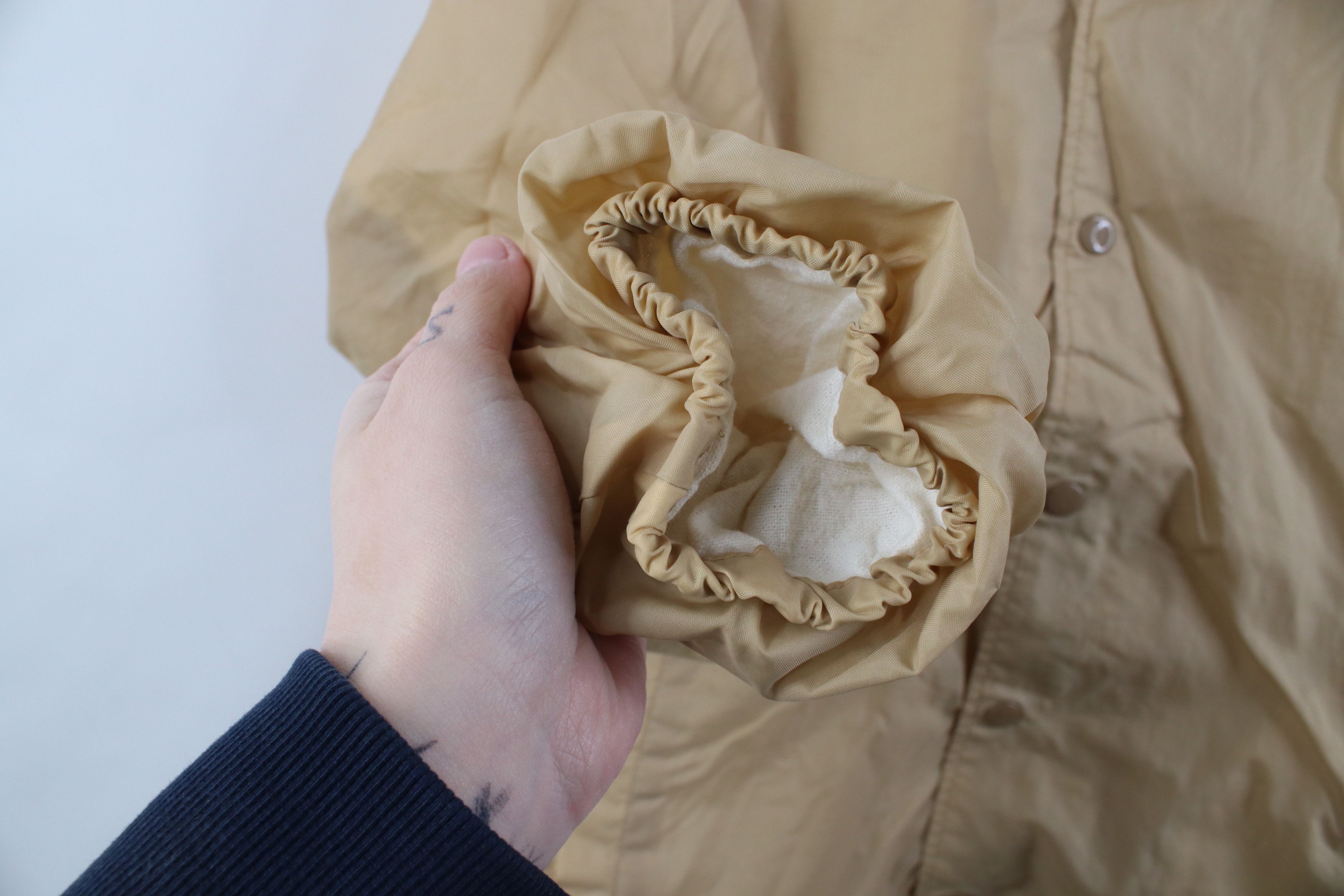 Vintage Vintage 70s Streetwear Coaches Windbreaker Jacket Beige Size US M / EU 48-50 / 2 - 7 Thumbnail